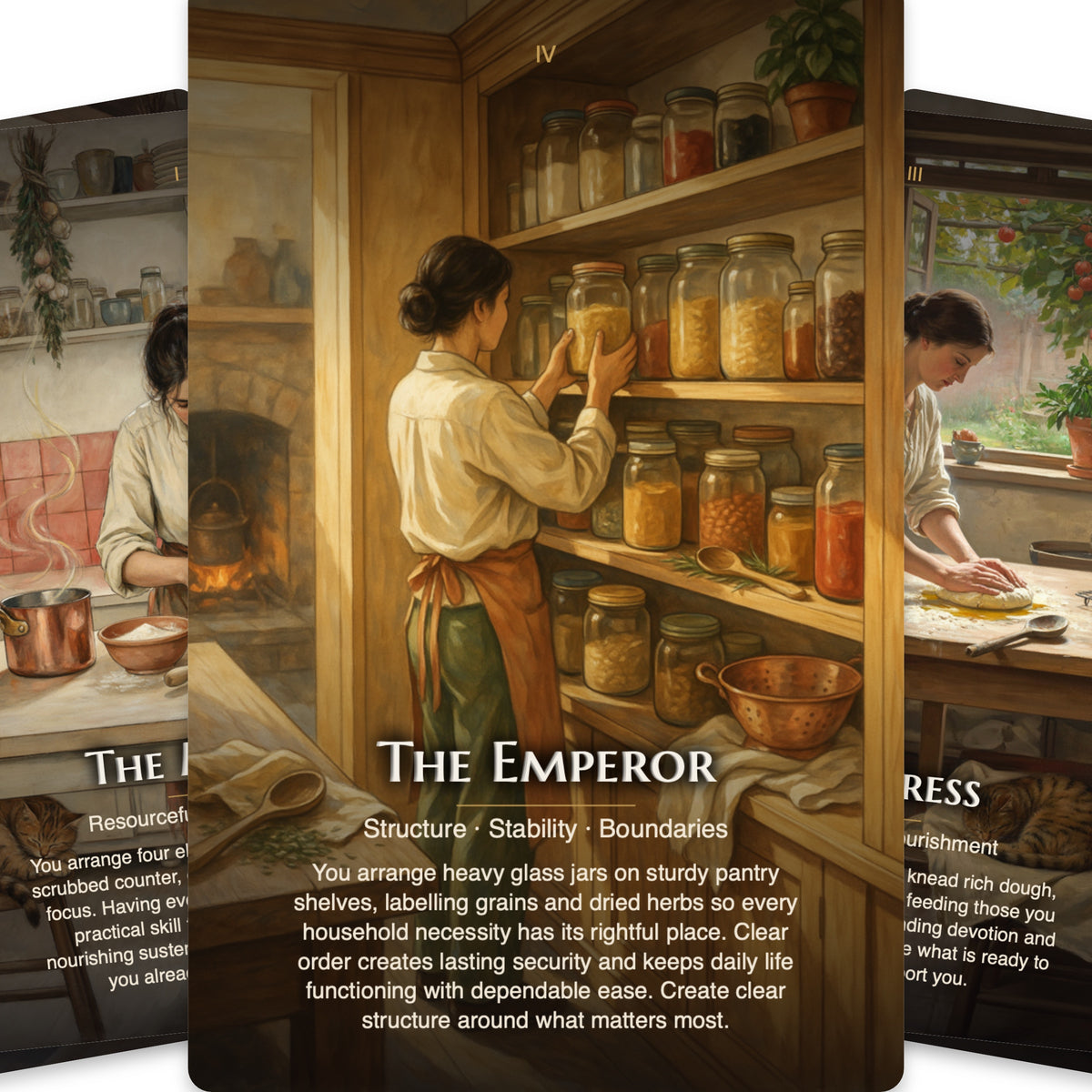 Kitchen Witch Tarot — arrangement 11