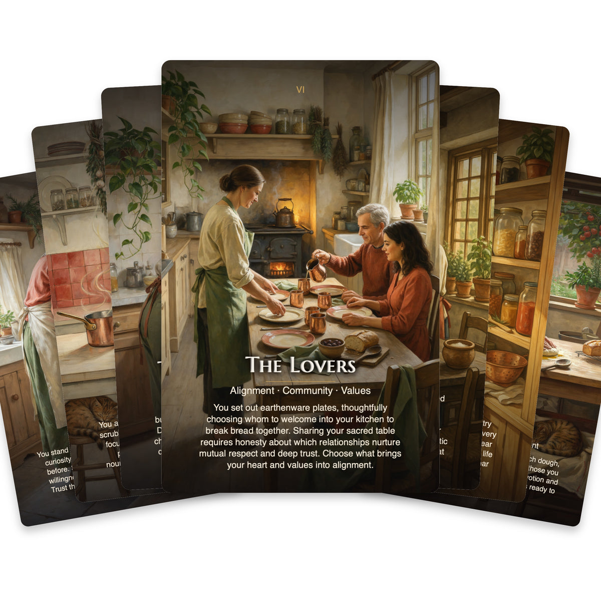 Kitchen Witch Tarot — arrangement 2