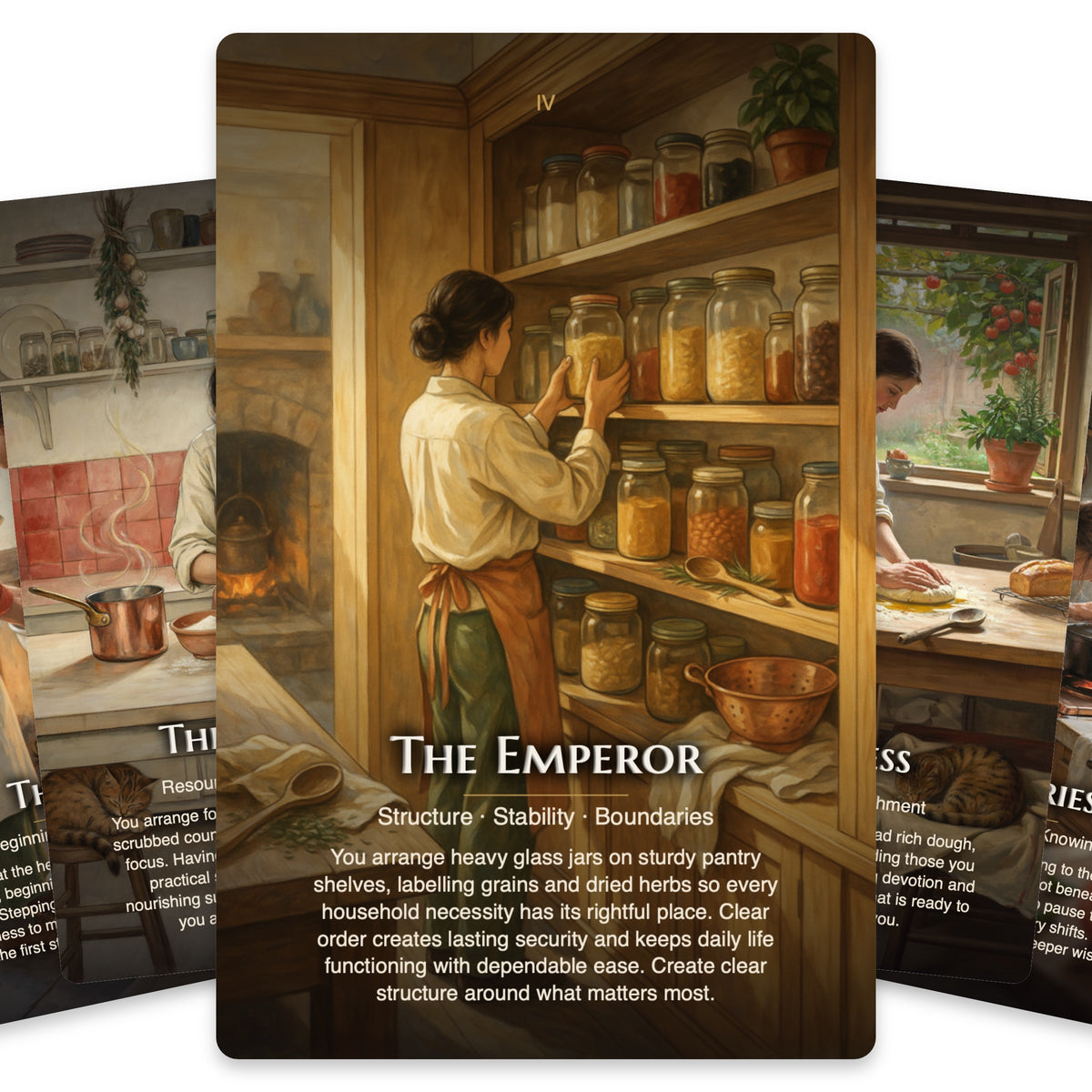 Kitchen Witch Tarot — arrangement 3
