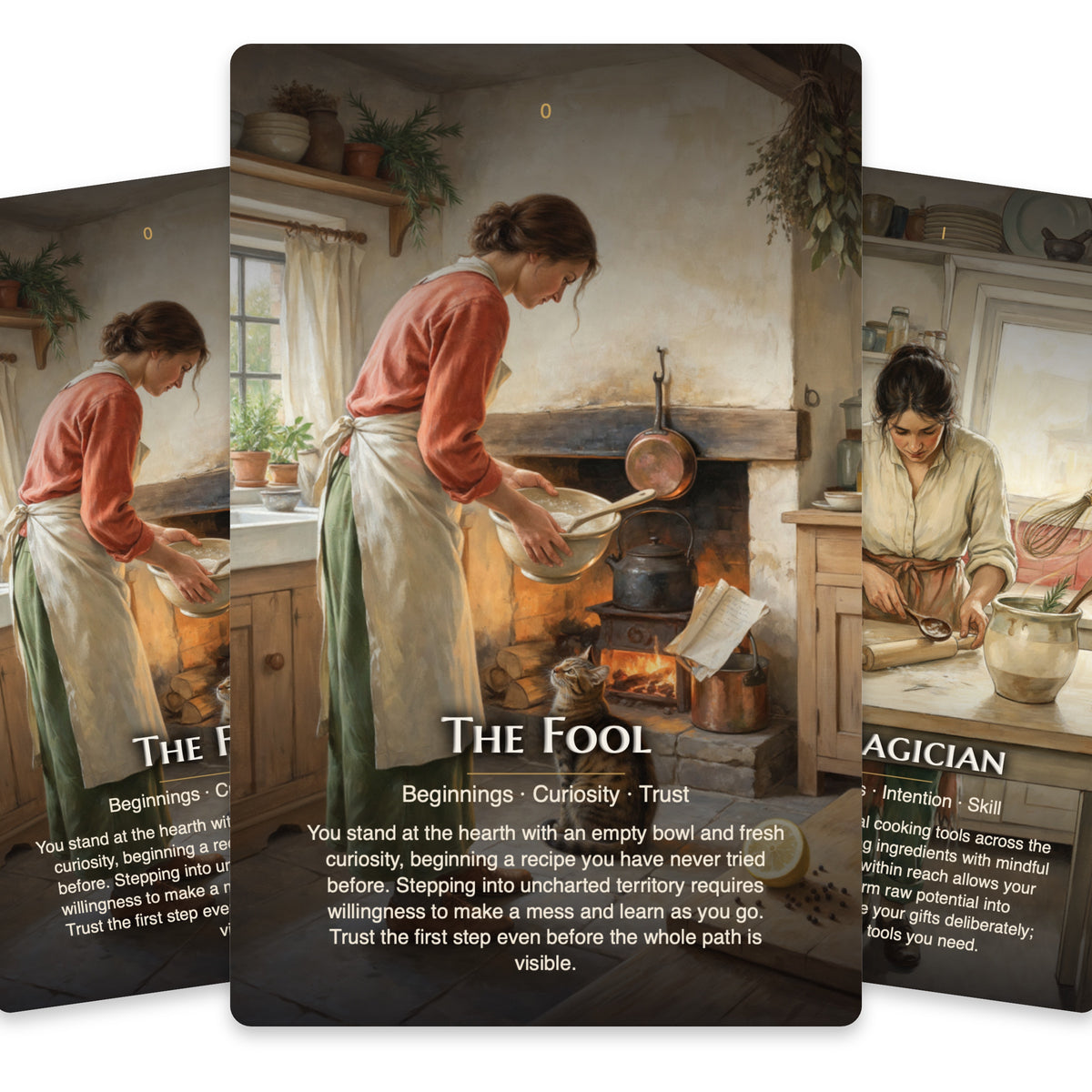 Kitchen Witch Tarot — arrangement 5