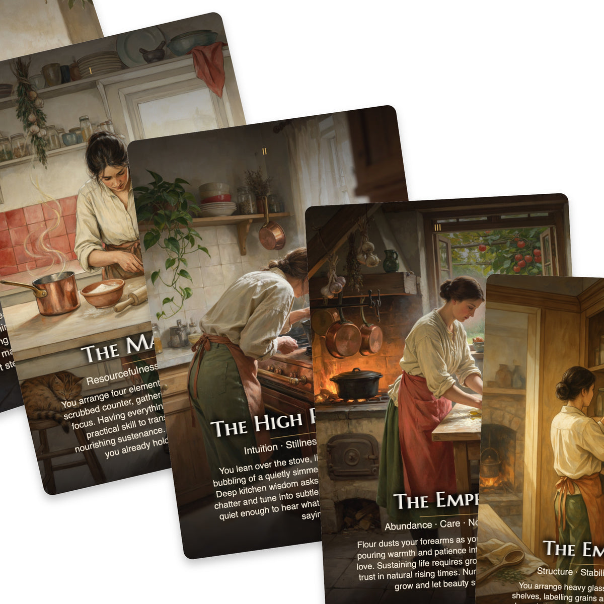 Kitchen Witch Tarot — arrangement 8
