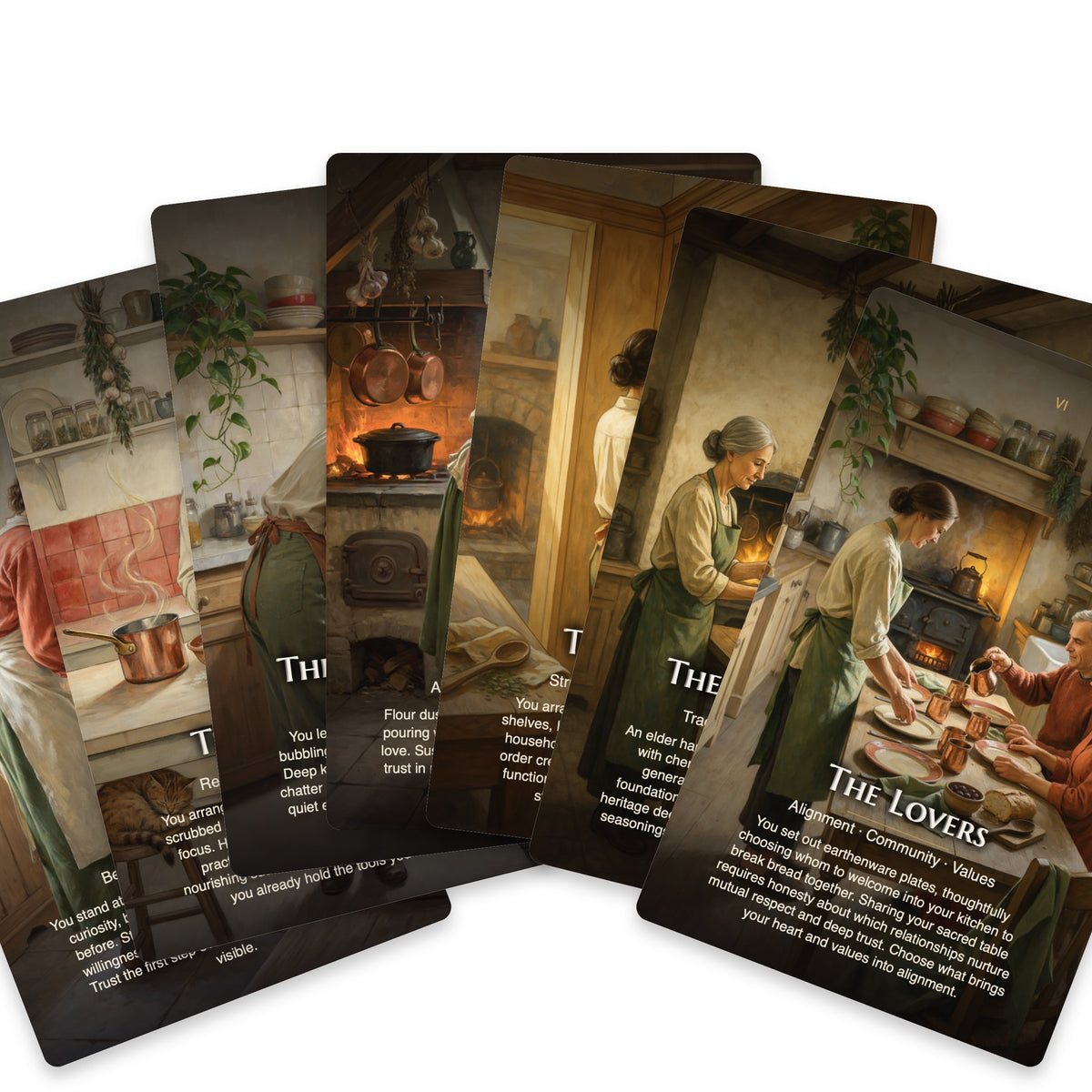 Kitchen Witch Tarot — arrangement 9