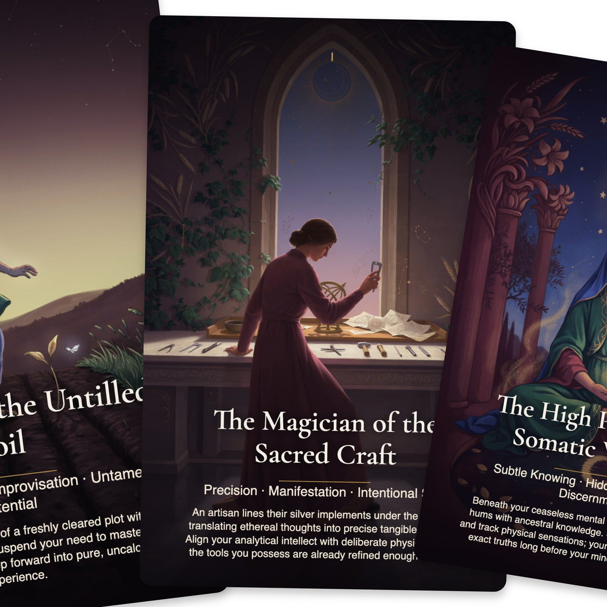 The Tarot of Virgo — arrangement 4