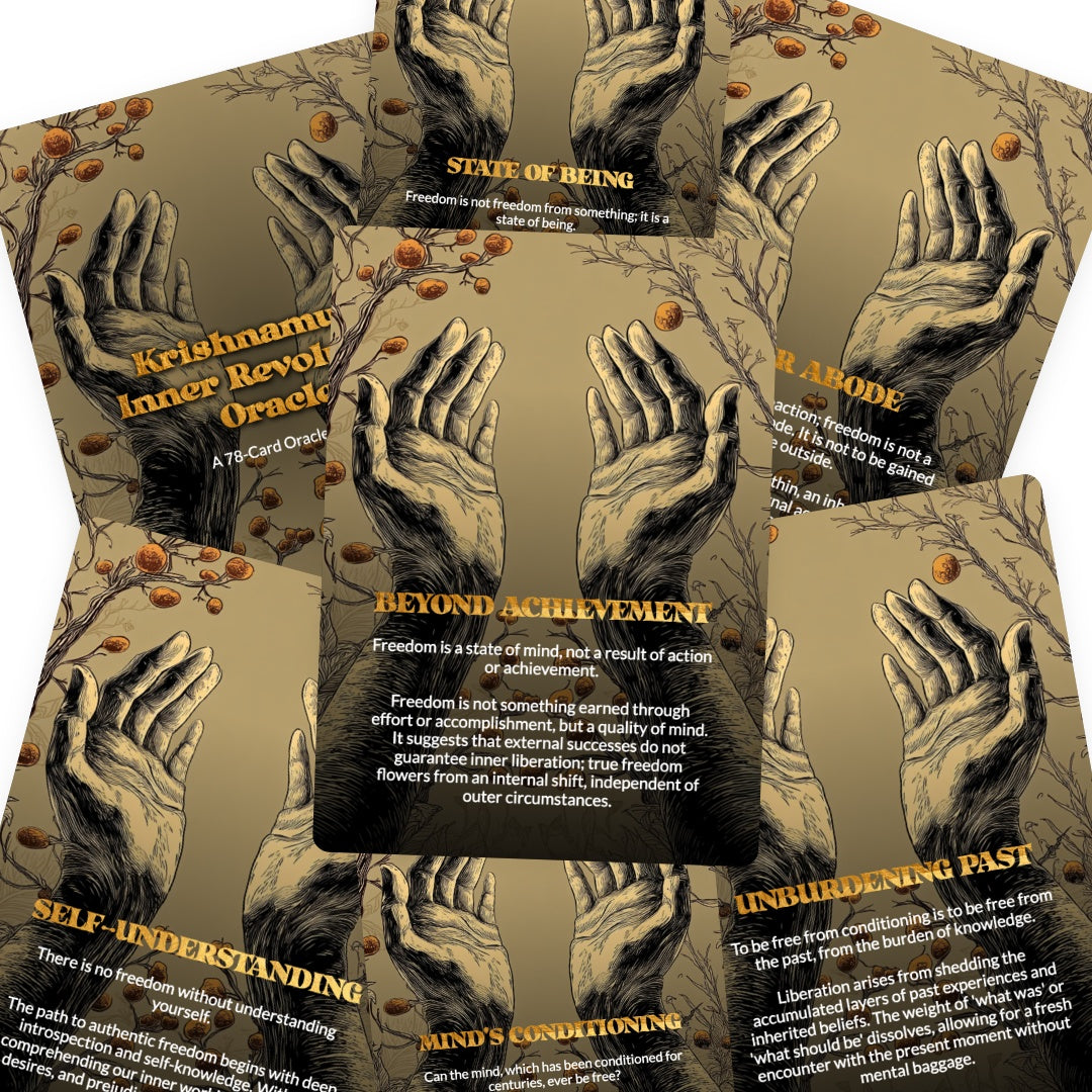 Krishnamurti - Inner Revolution Oracle - 78 Cards