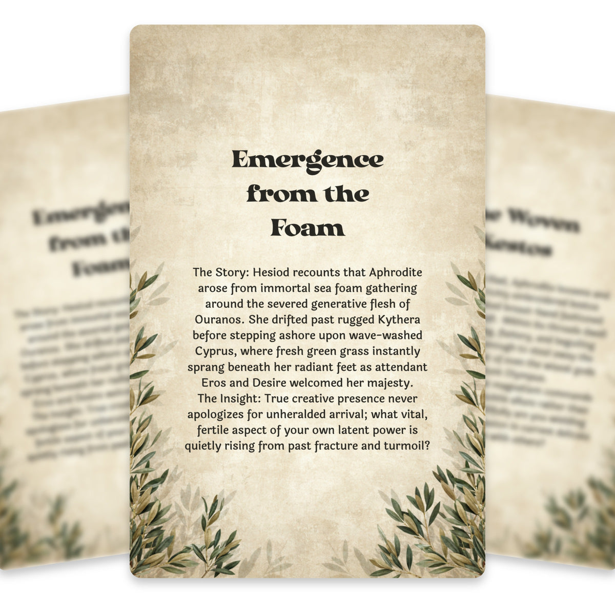 The Oracle of Aphrodite – Greek Goddess of Love Oracle Cards, 22-Card Mythology Deck — arrangement 5