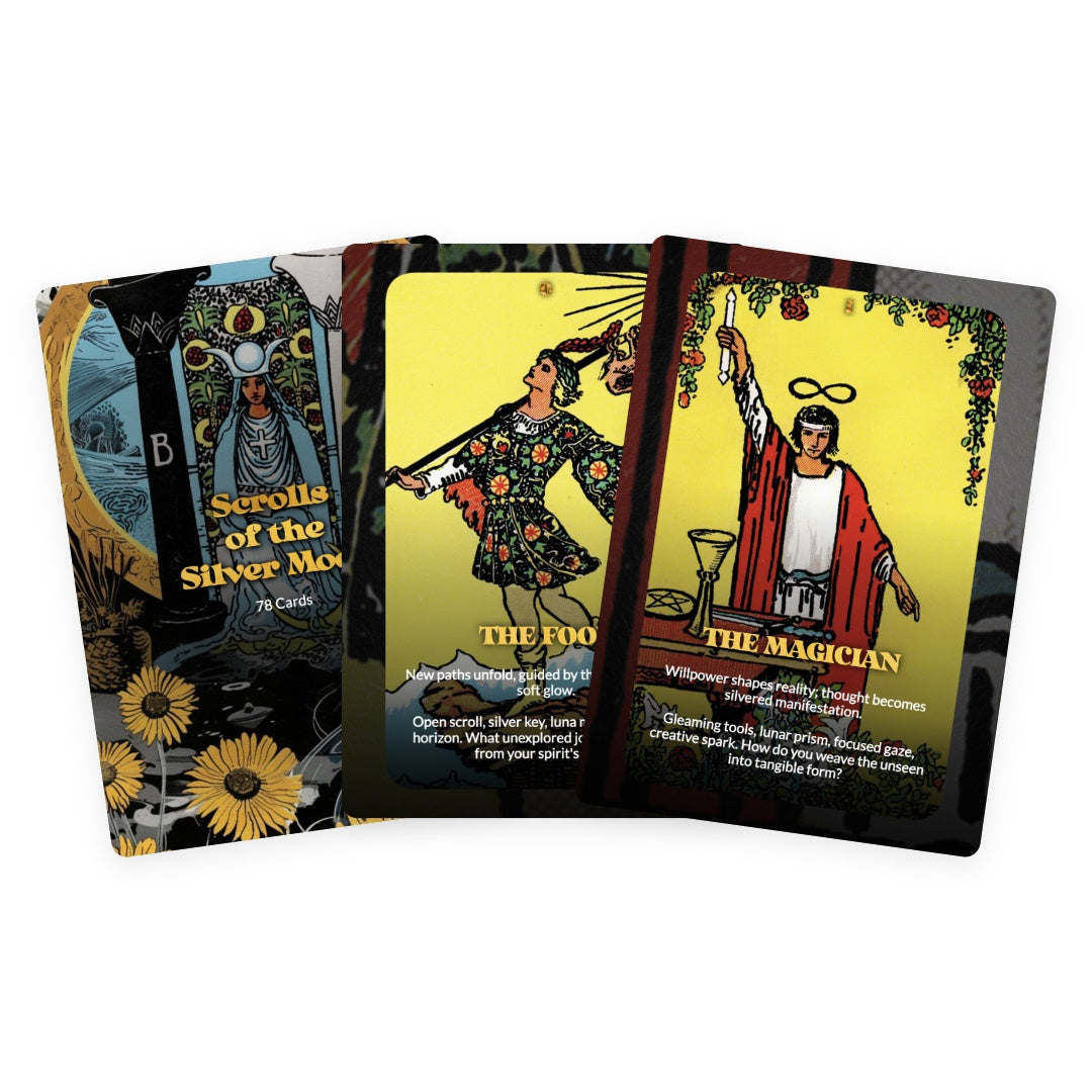 Scrolls of the Silver Moon Tarot - 78 Cards