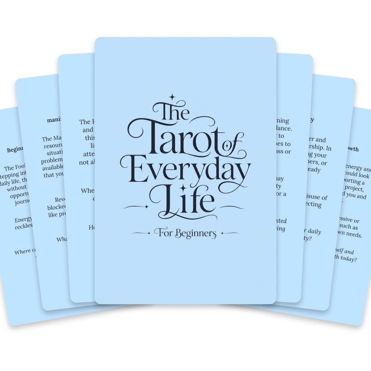 The Tarot of Everyday Life — For Beginners — arrangement 1