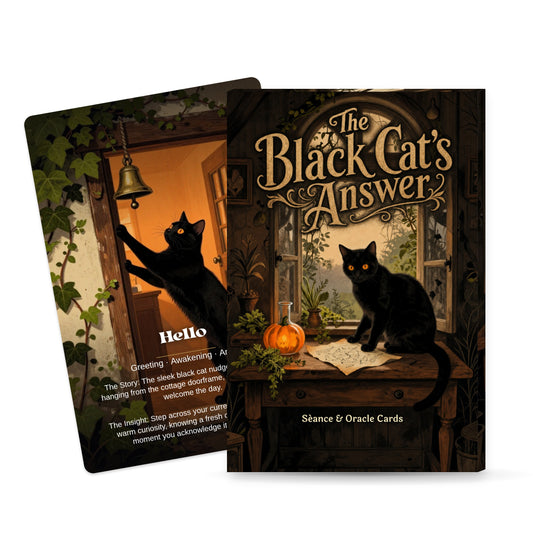 The Black Cat’s Answer - 24 Séance & Oracle Cards — arrangement 1