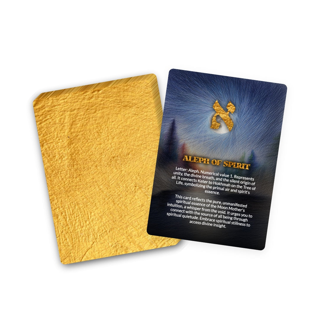 Moon Mothers' Lunar Letters - 88 Cards Deck