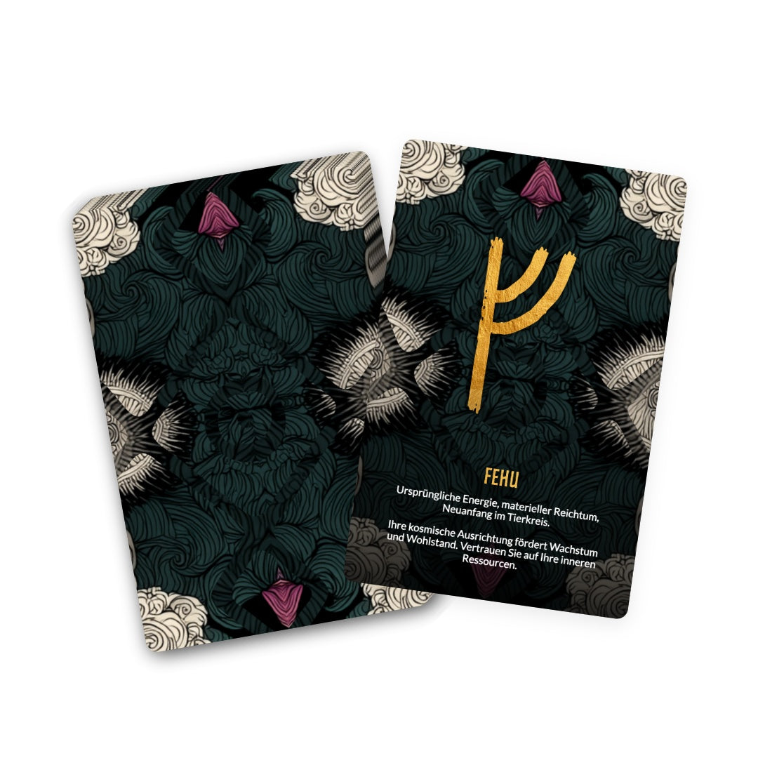 Zodiak-Runen: Sternenweissagung Karten