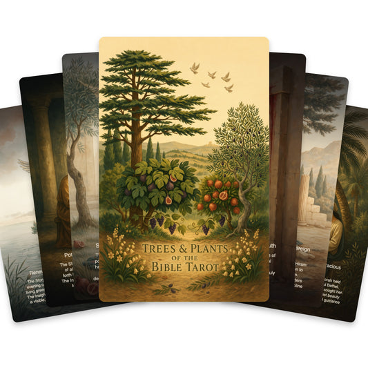 Trees & Plants of the Bible Tarot — arrangement 1