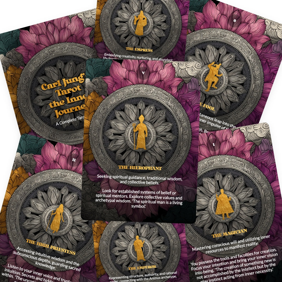 Carl Jung Journey through the Arcana - Tarot cards