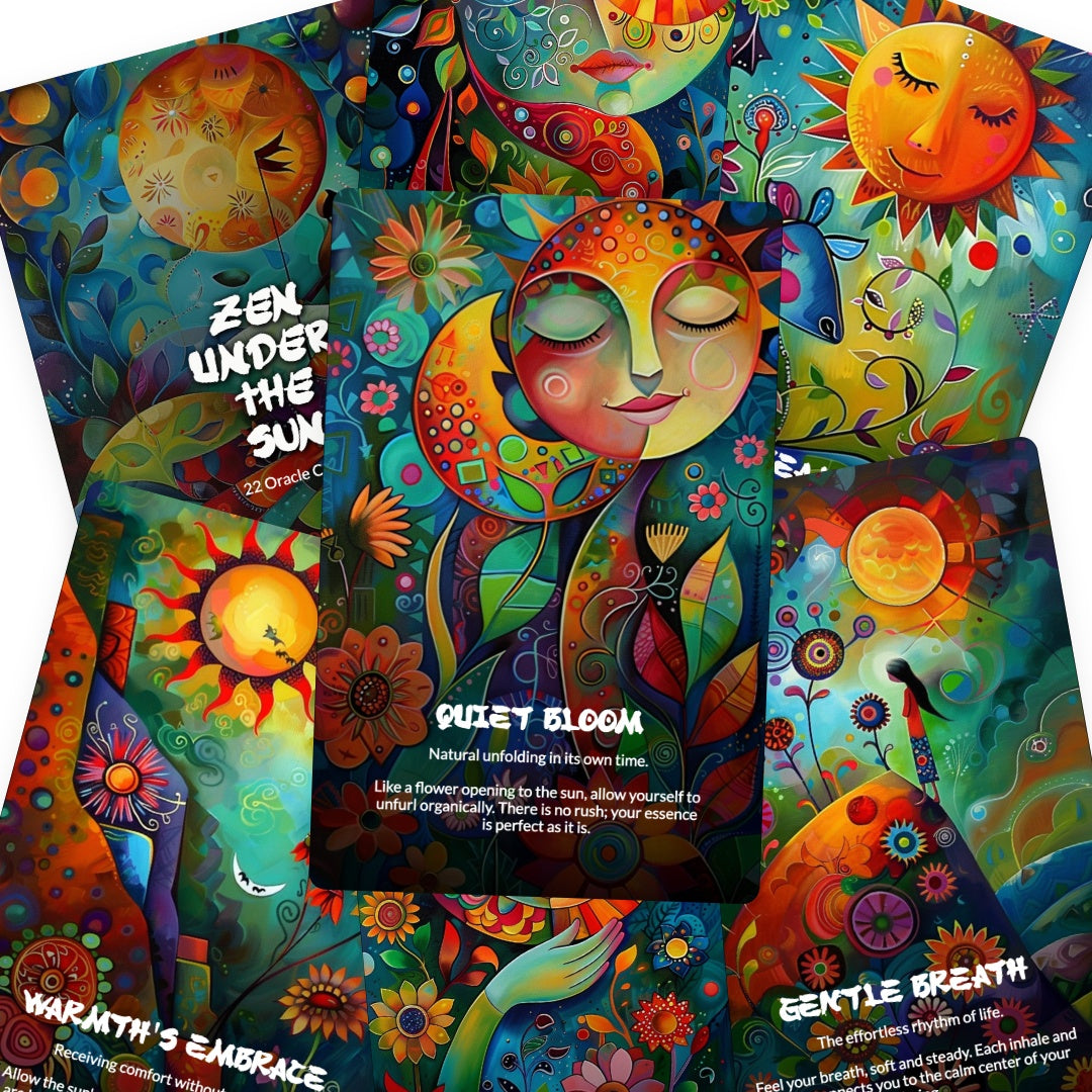 Zen Under the Sun - 22 Oracle Cards