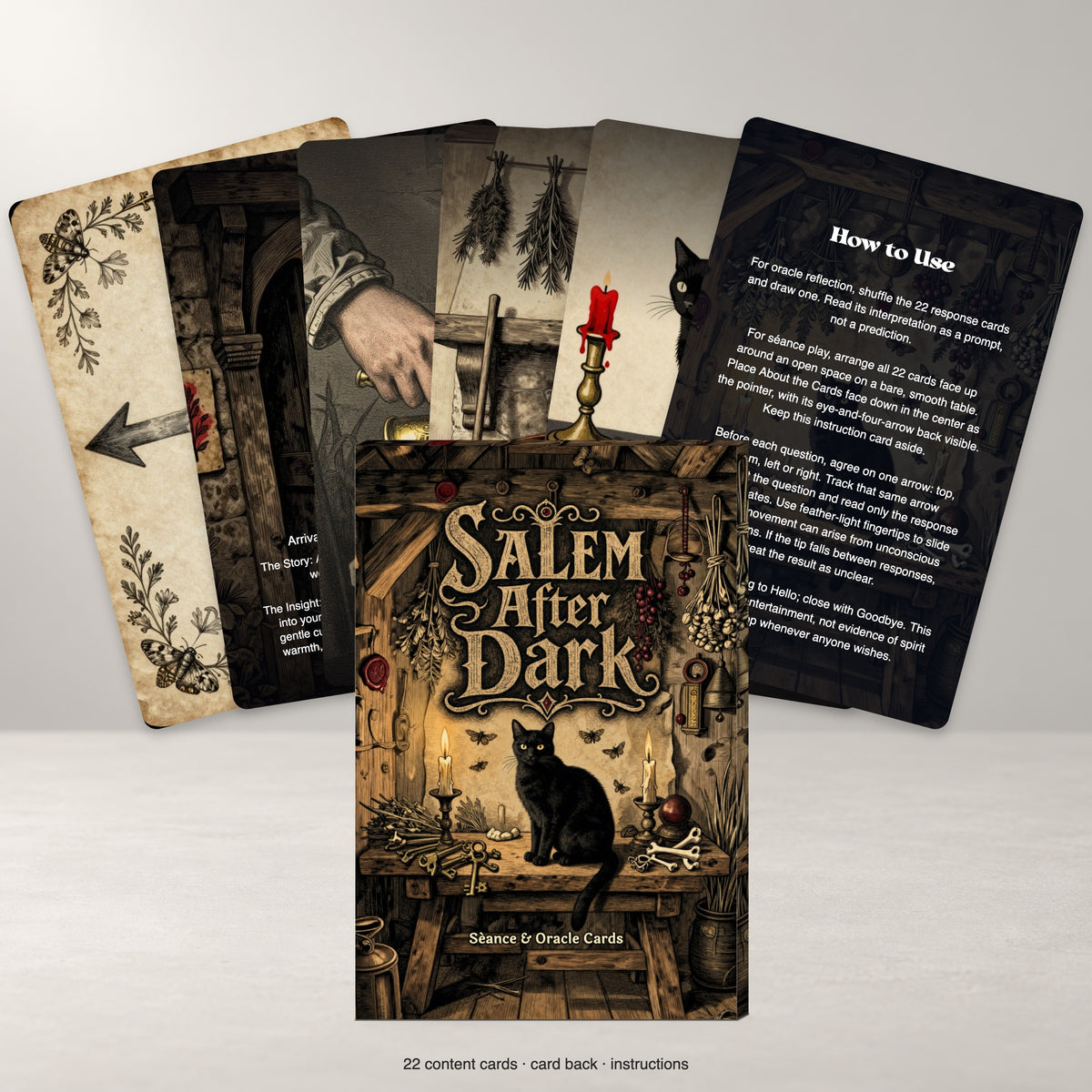 Salem After Dark - 24 Séance & Oracle Cards — arrangement 4