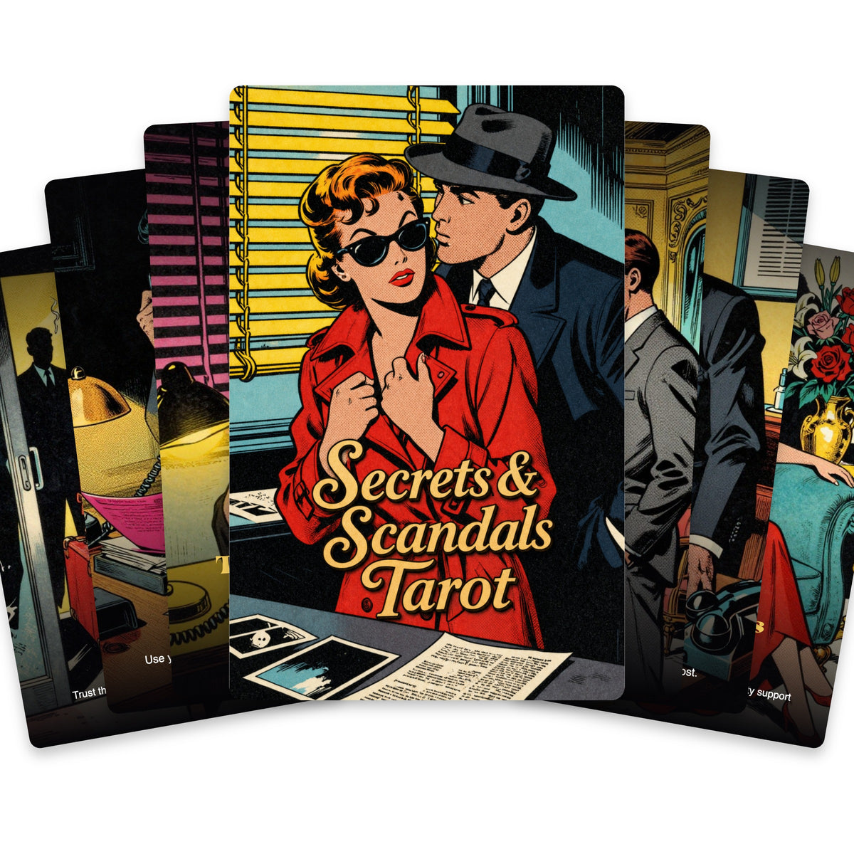 Secrets & Scandals Tarot — arrangement 1