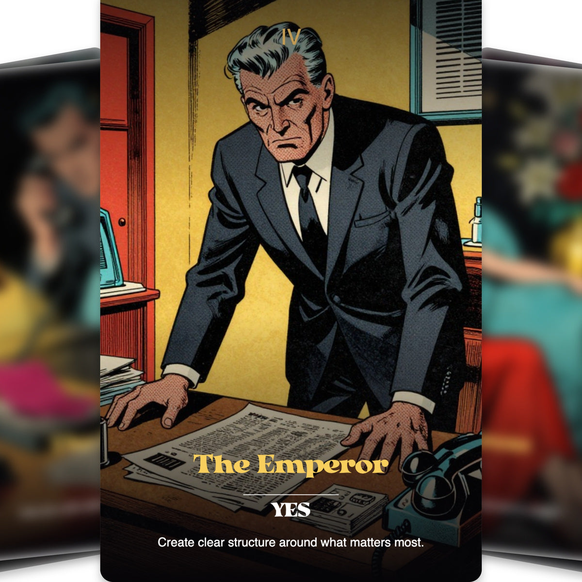 Secrets & Scandals Tarot — arrangement 11