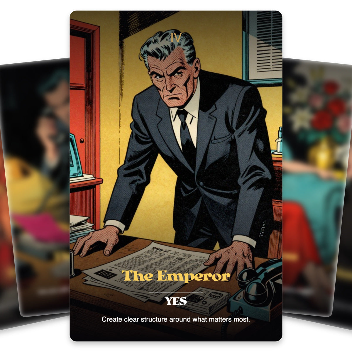 Secrets & Scandals Tarot — arrangement 3