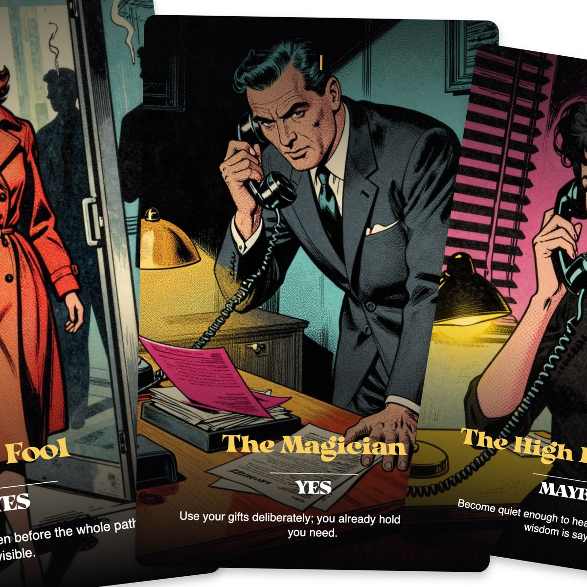 Secrets & Scandals Tarot — arrangement 4