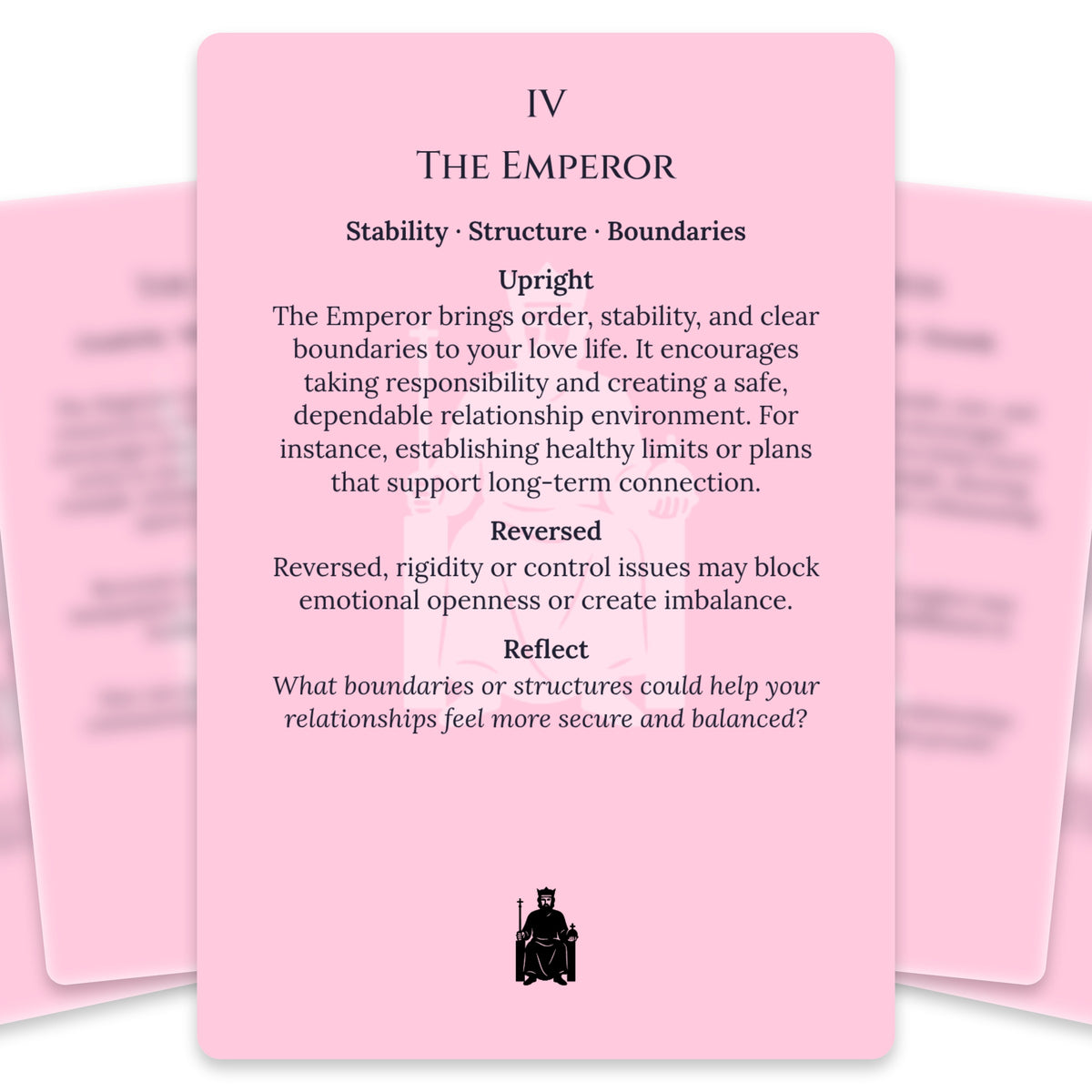 The Tarot of Love — For Beginners — arrangement 3