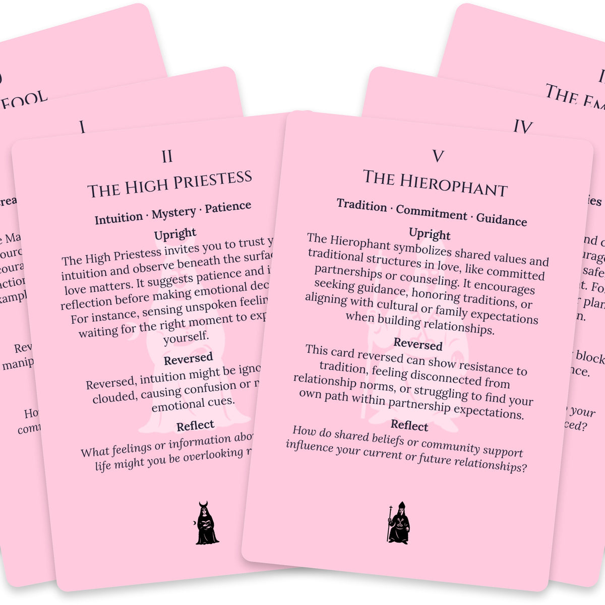 The Tarot of Love — For Beginners — arrangement 6