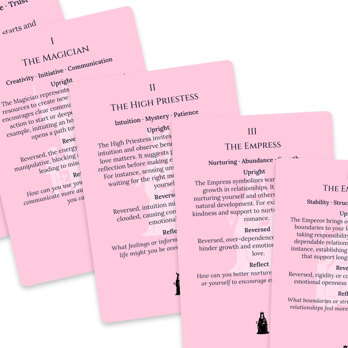 The Tarot of Love — For Beginners — arrangement 8