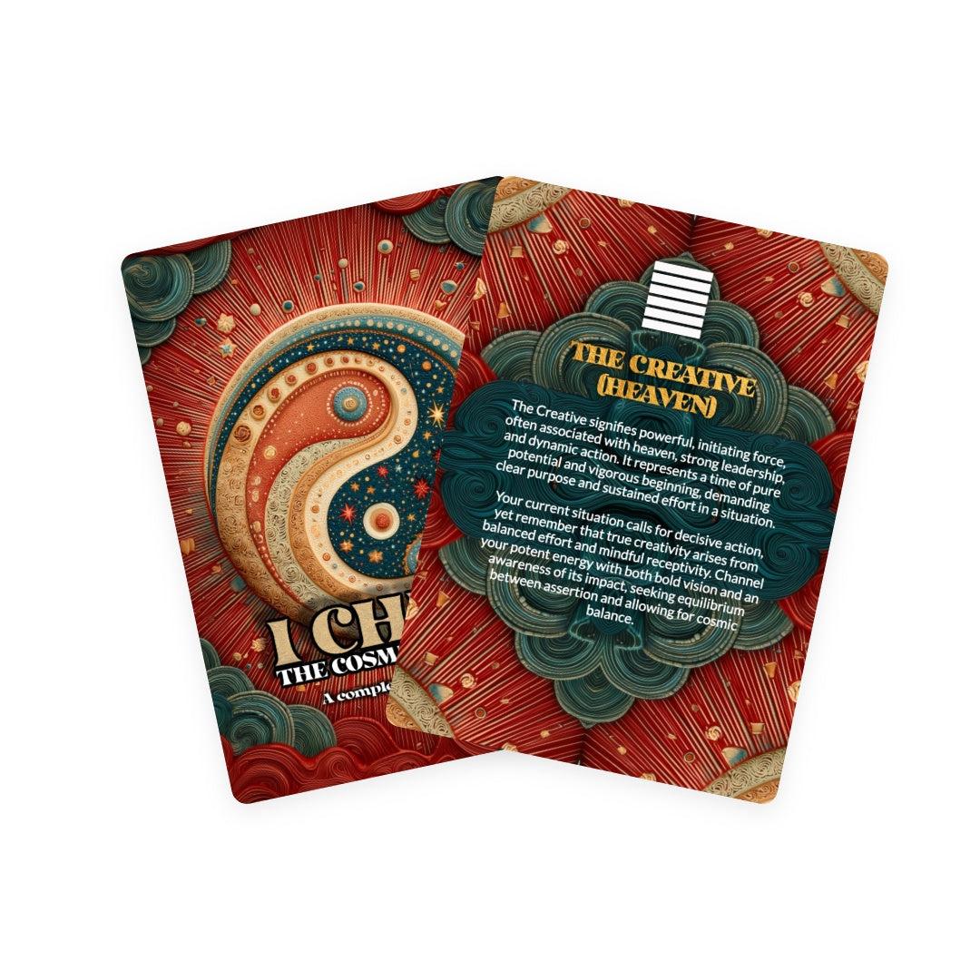 I Ching The Cosmic Balance - A complete 78 cards set