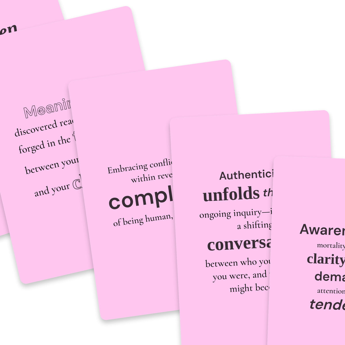 78 Things Your Soul Wants You to Know Oracle — arrangement 8