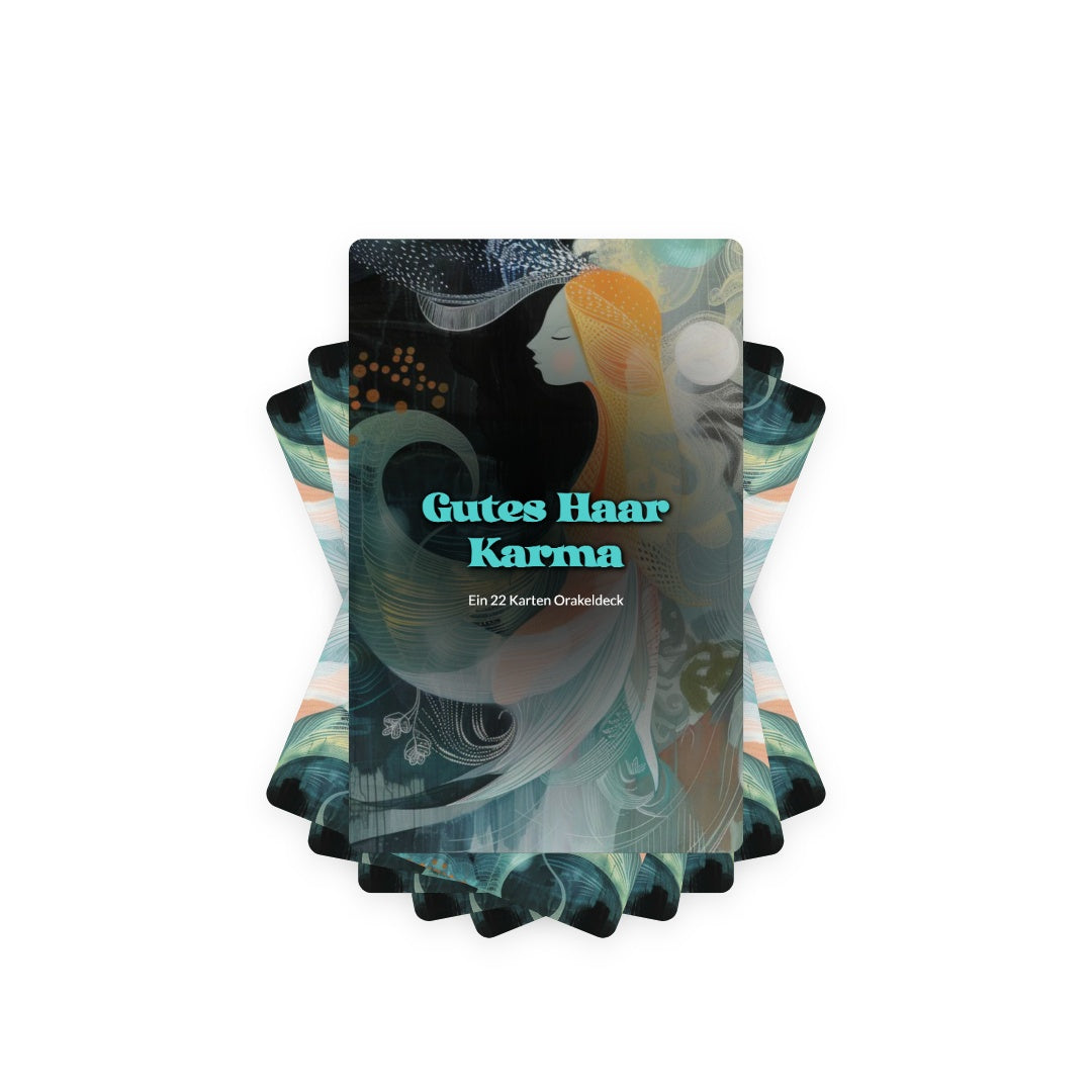 Gutes Haar Karma Karten Deck