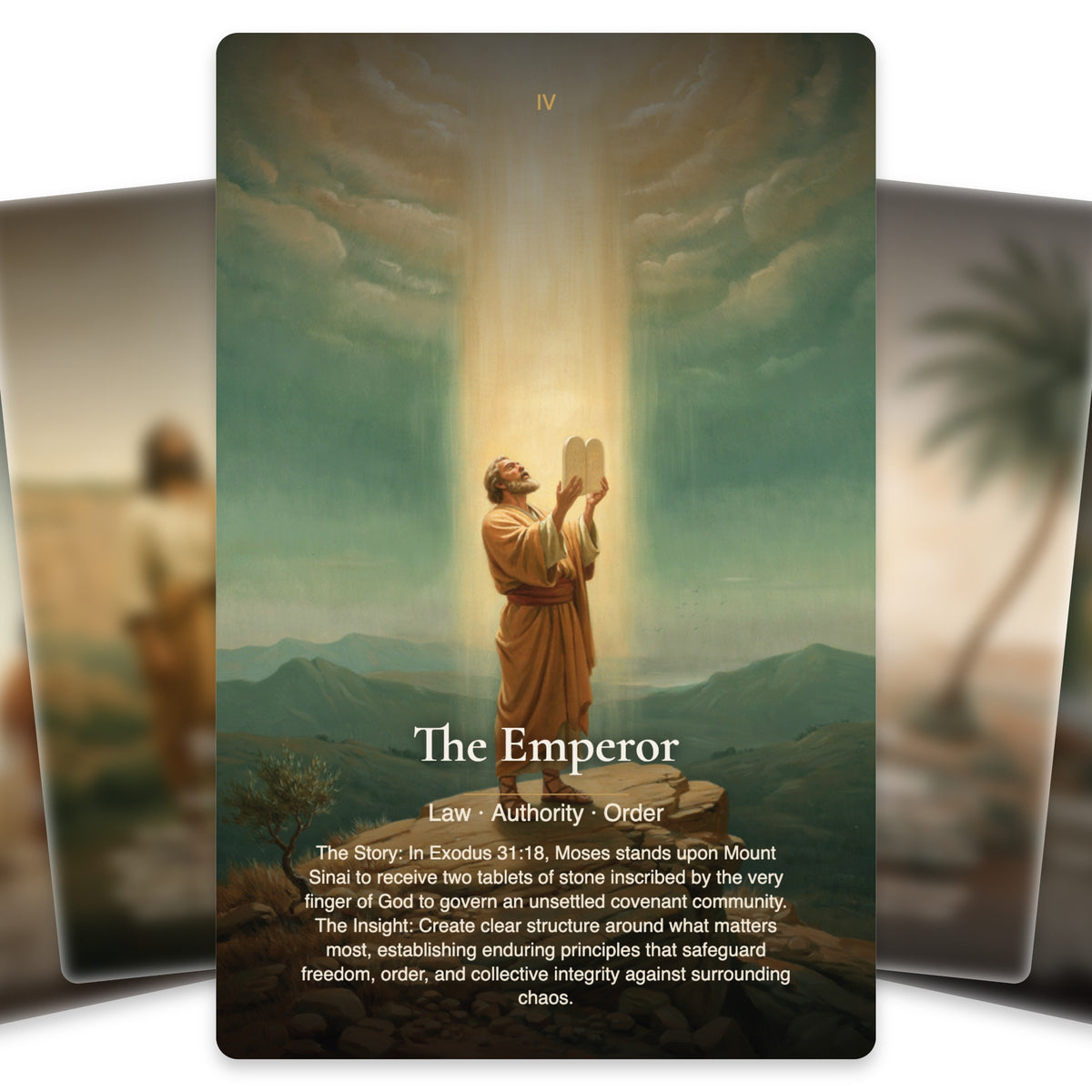 Divine Encounters Tarot — arrangement 3