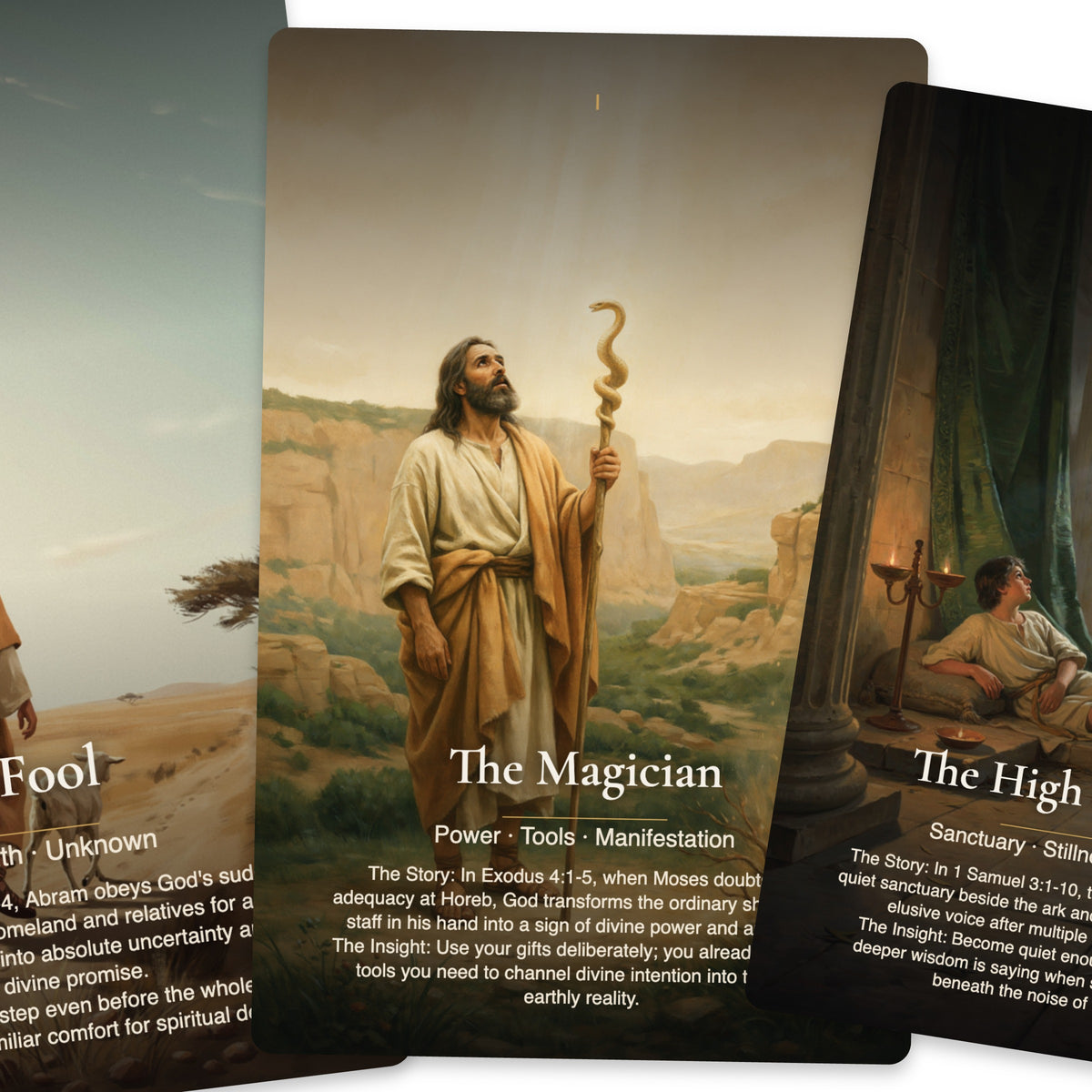 Divine Encounters Tarot — arrangement 4