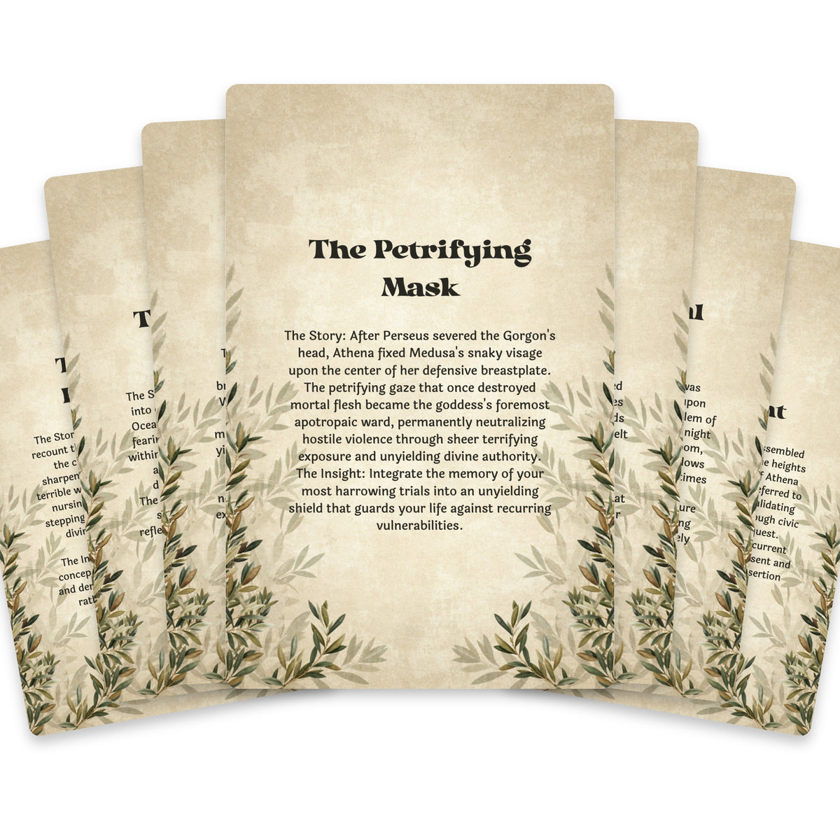The Oracle of Athena – Greek Goddess of Wisdom Oracle Cards, 22-Card Mythology Deck — arrangement 2