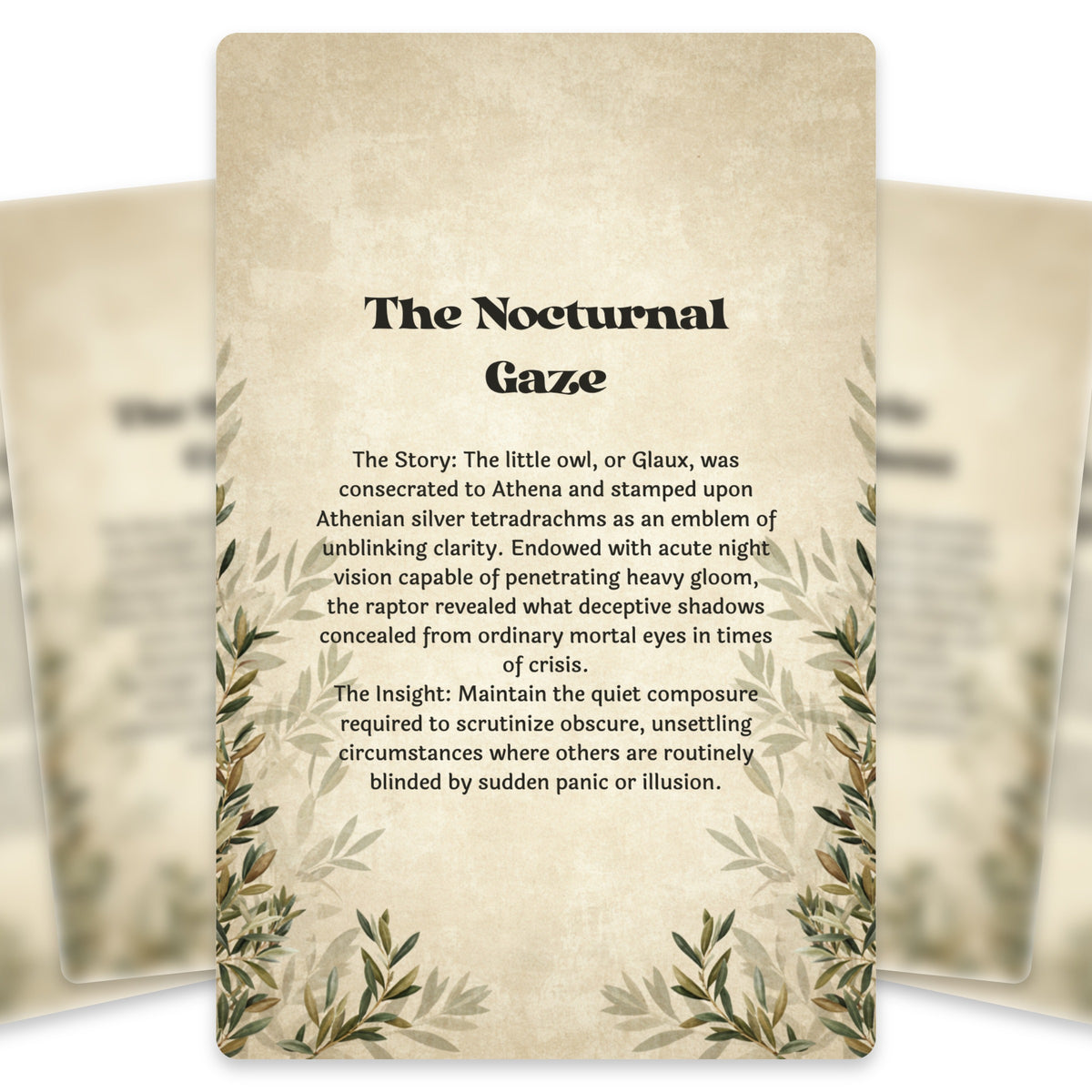 The Oracle of Athena – Greek Goddess of Wisdom Oracle Cards, 22-Card Mythology Deck — arrangement 3