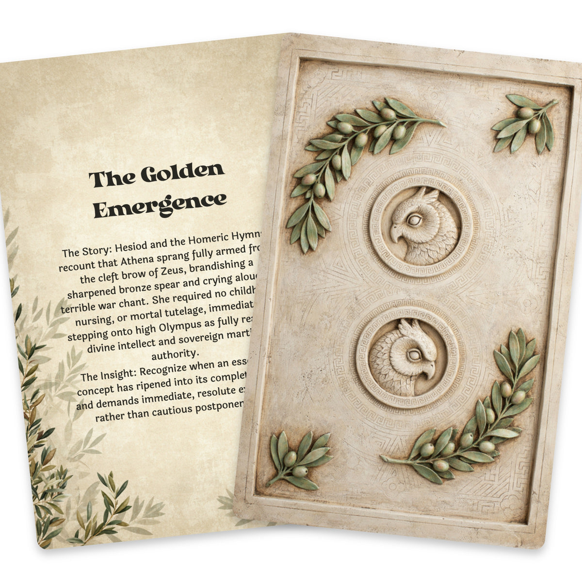 The Oracle of Athena – Greek Goddess of Wisdom Oracle Cards, 22-Card Mythology Deck — arrangement 7