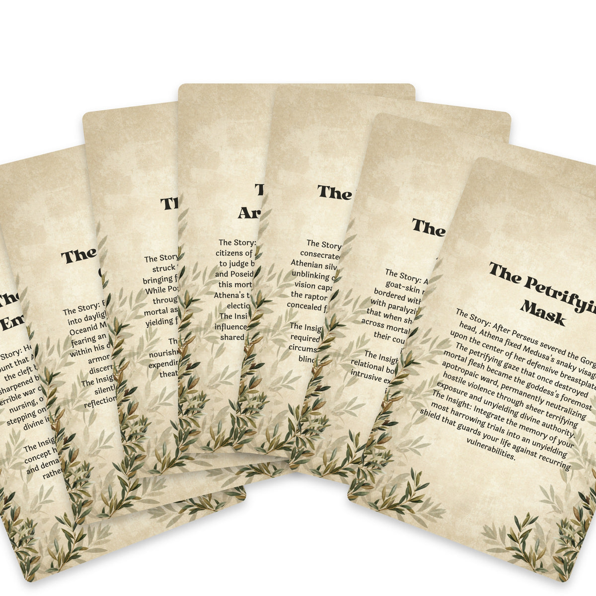 The Oracle of Athena – Greek Goddess of Wisdom Oracle Cards, 22-Card Mythology Deck — arrangement 9