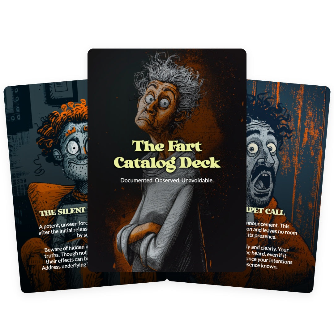The Fart Catalog Deck - Documented. Observed. Unavoidable.