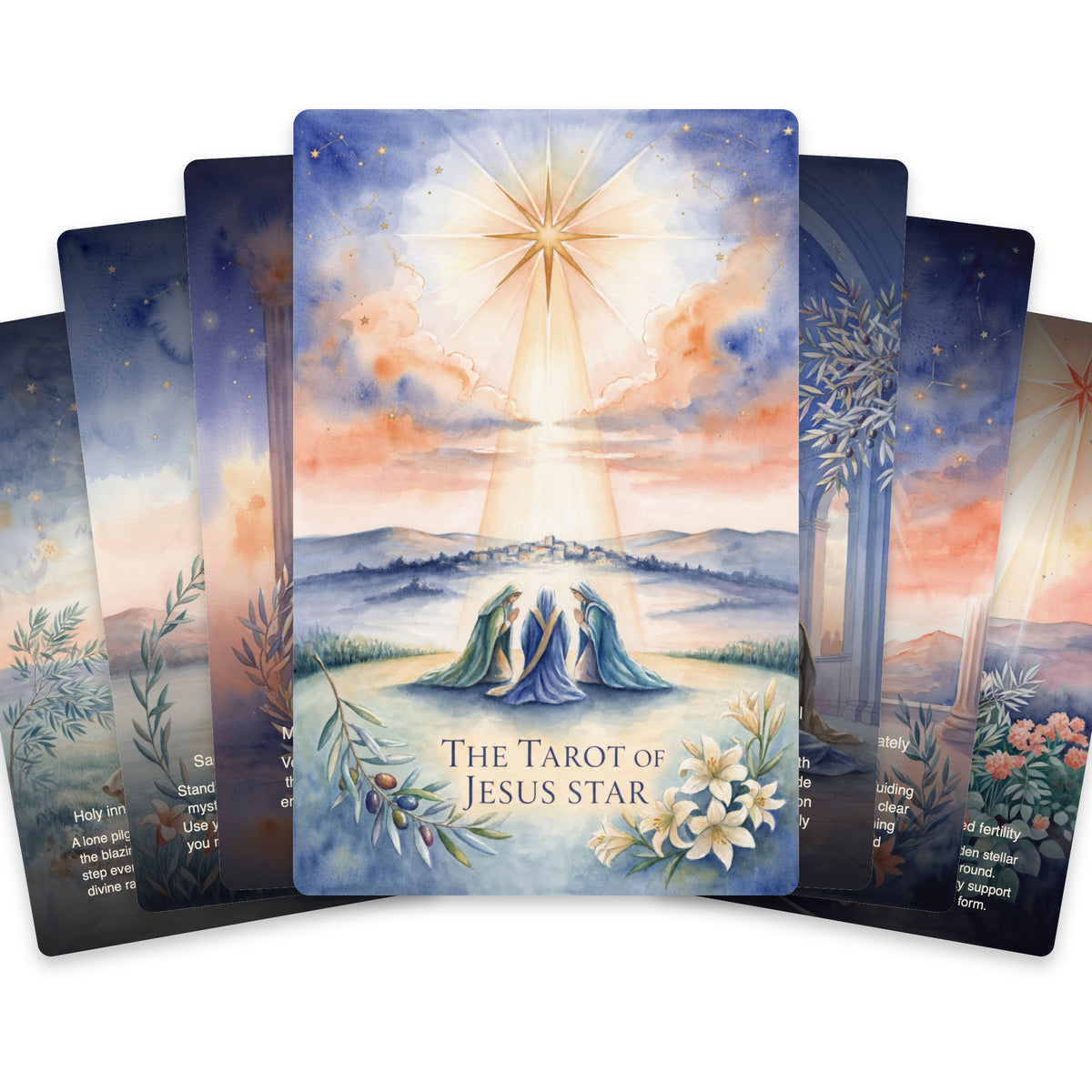The Tarot of Jesus Star - 24 Card Archetypal Tarot Deck with Sacred Christian Art — arrangement 1