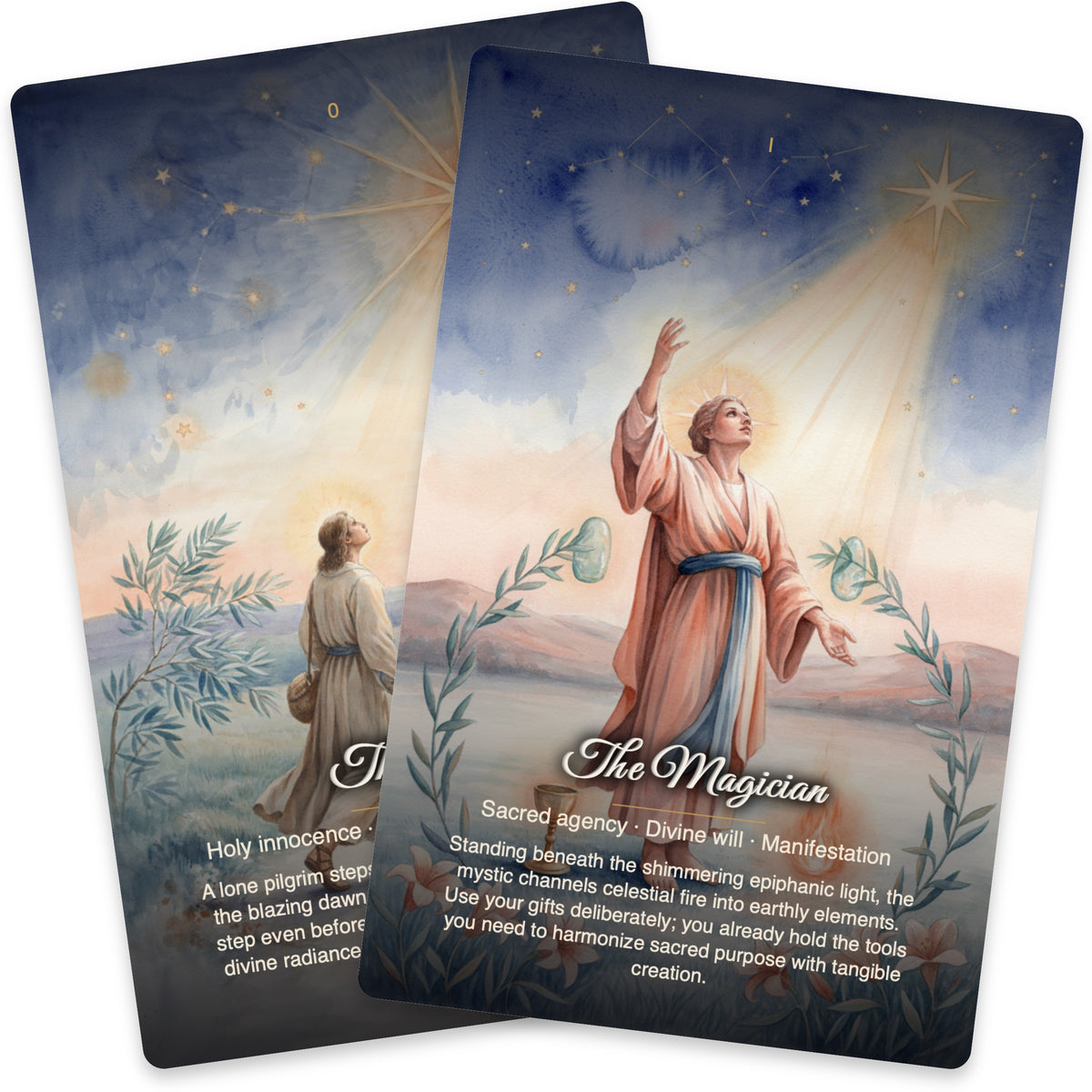 The Tarot of Jesus Star - 24 Card Archetypal Tarot Deck with Sacred Christian Art — arrangement 10