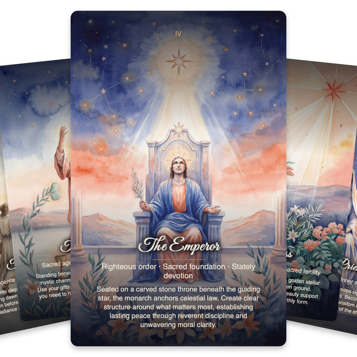 The Tarot of Jesus Star - 24 Card Archetypal Tarot Deck with Sacred Christian Art — arrangement 3