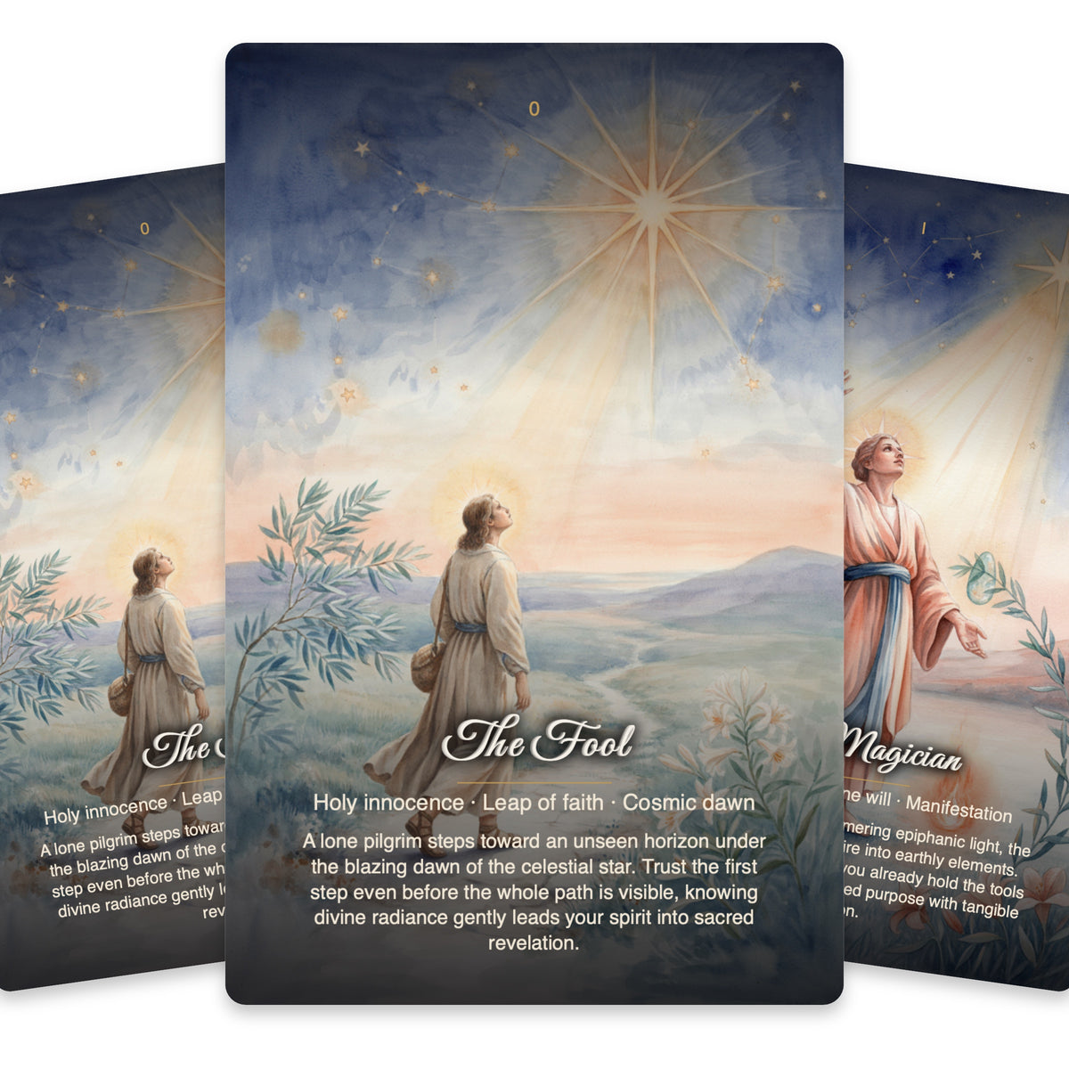 The Tarot of Jesus Star - 24 Card Archetypal Tarot Deck with Sacred Christian Art — arrangement 5