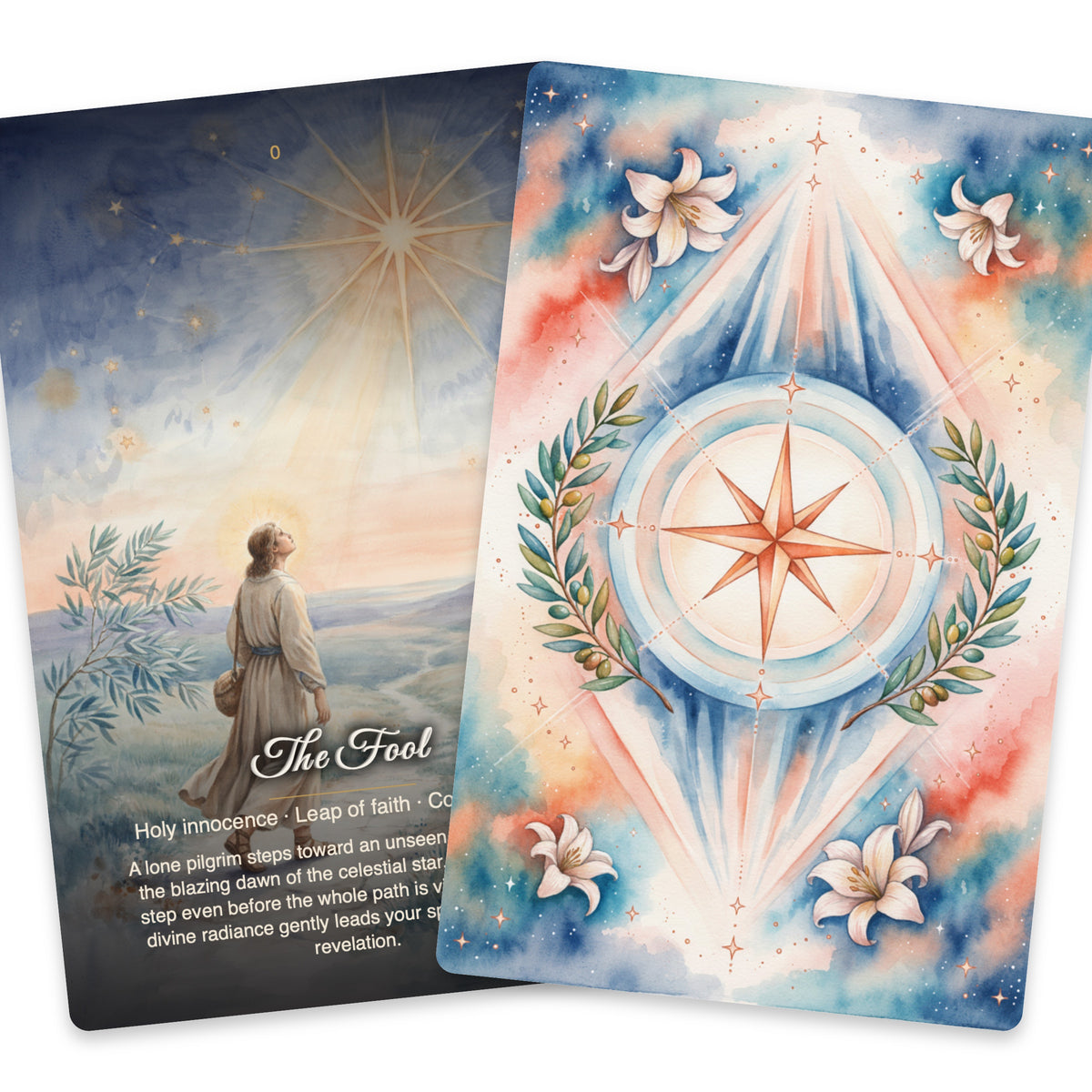 The Tarot of Jesus Star - 24 Card Archetypal Tarot Deck with Sacred Christian Art — arrangement 7