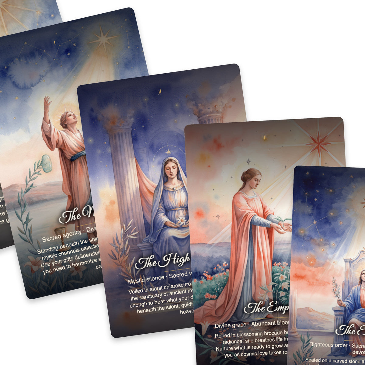 The Tarot of Jesus Star - 24 Card Archetypal Tarot Deck with Sacred Christian Art — arrangement 8
