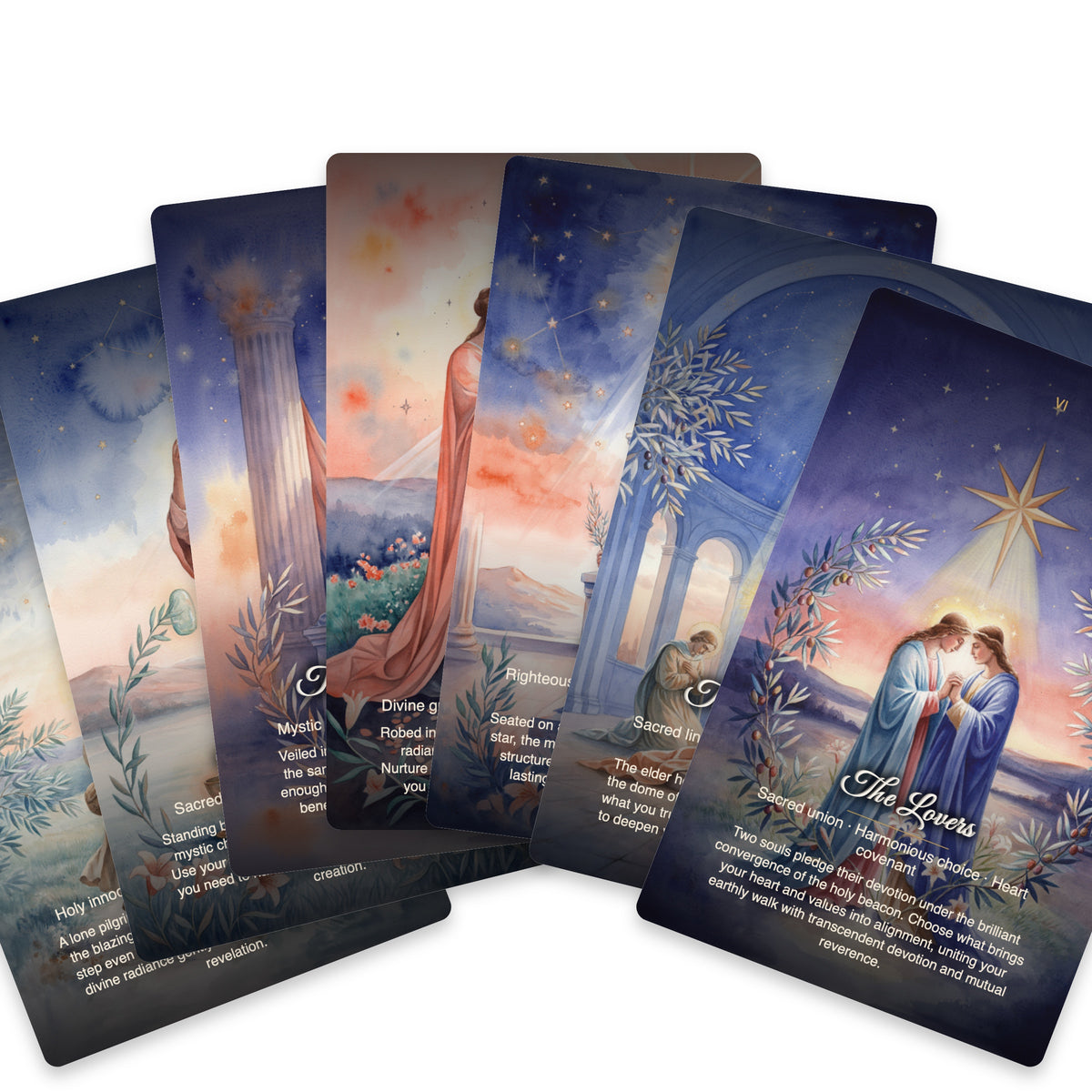 The Tarot of Jesus Star - 24 Card Archetypal Tarot Deck with Sacred Christian Art — arrangement 9