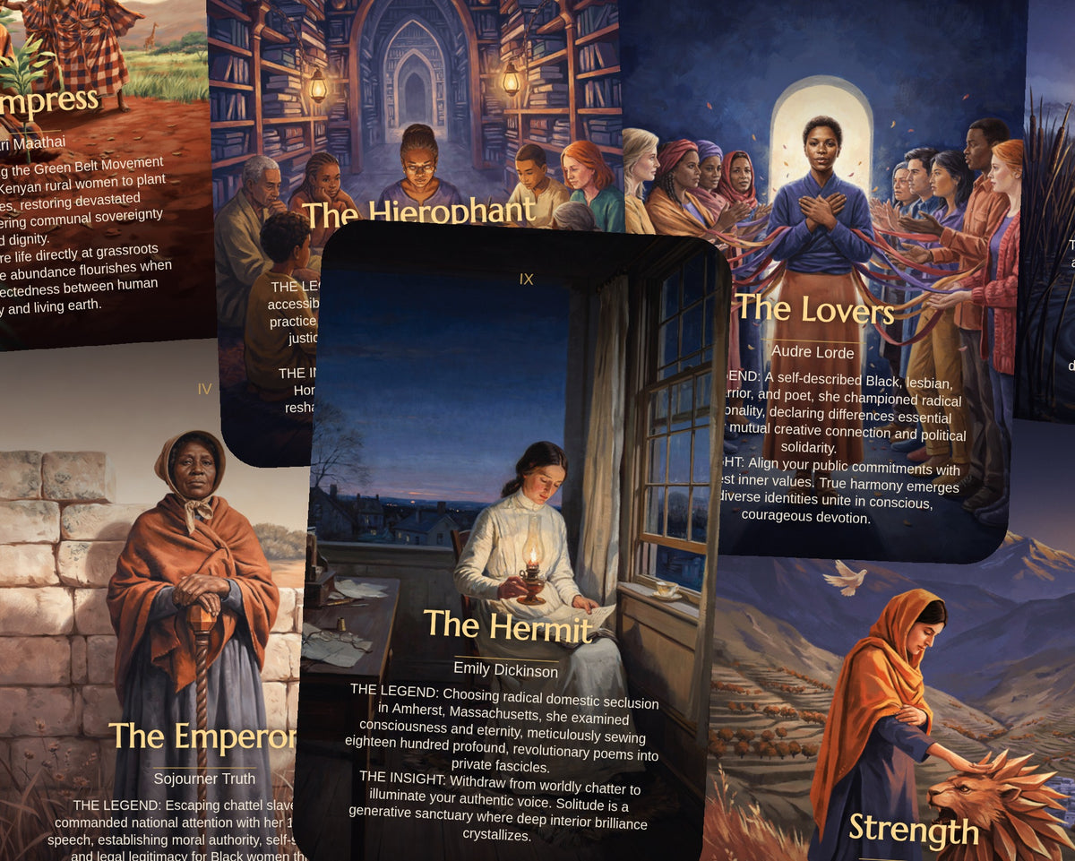 Feminist Legends Tarot — arrangement 2