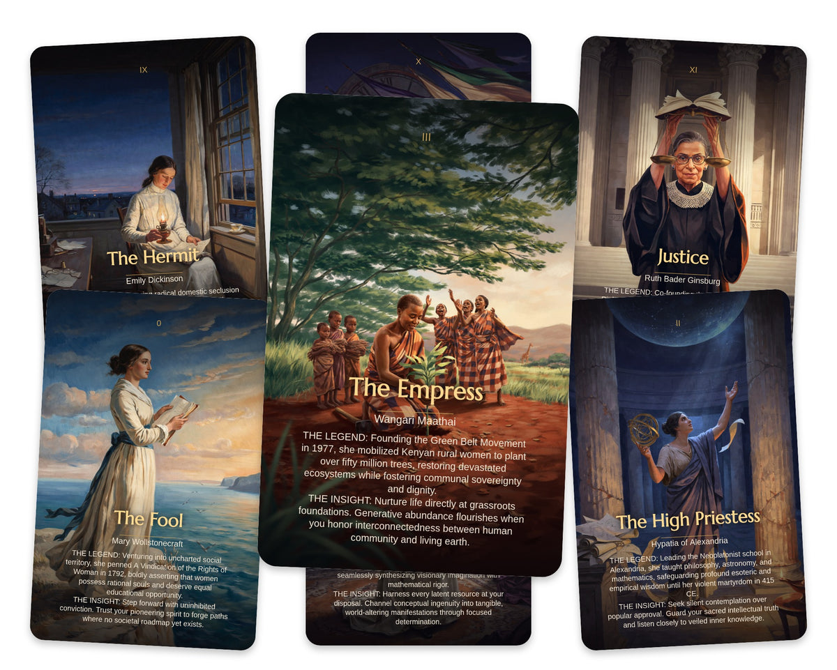 Feminist Legends Tarot — arrangement 4