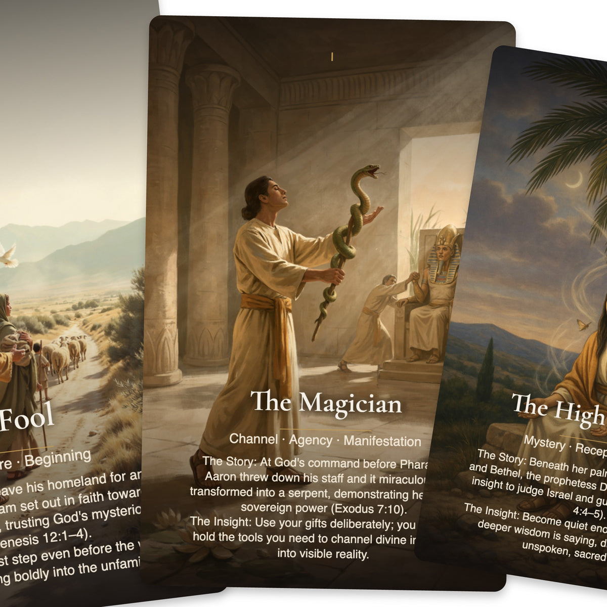 Sacred Wonders Tarot - Major Arcana — arrangement 4