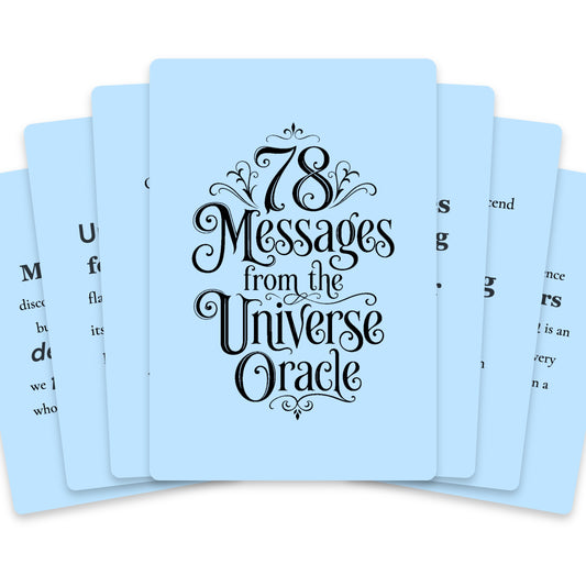 78 Messages from the Universe Oracle — arrangement 1