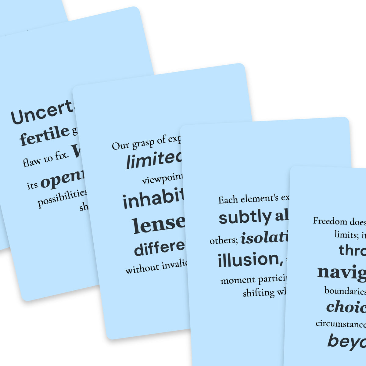 78 Messages from the Universe Oracle — arrangement 8