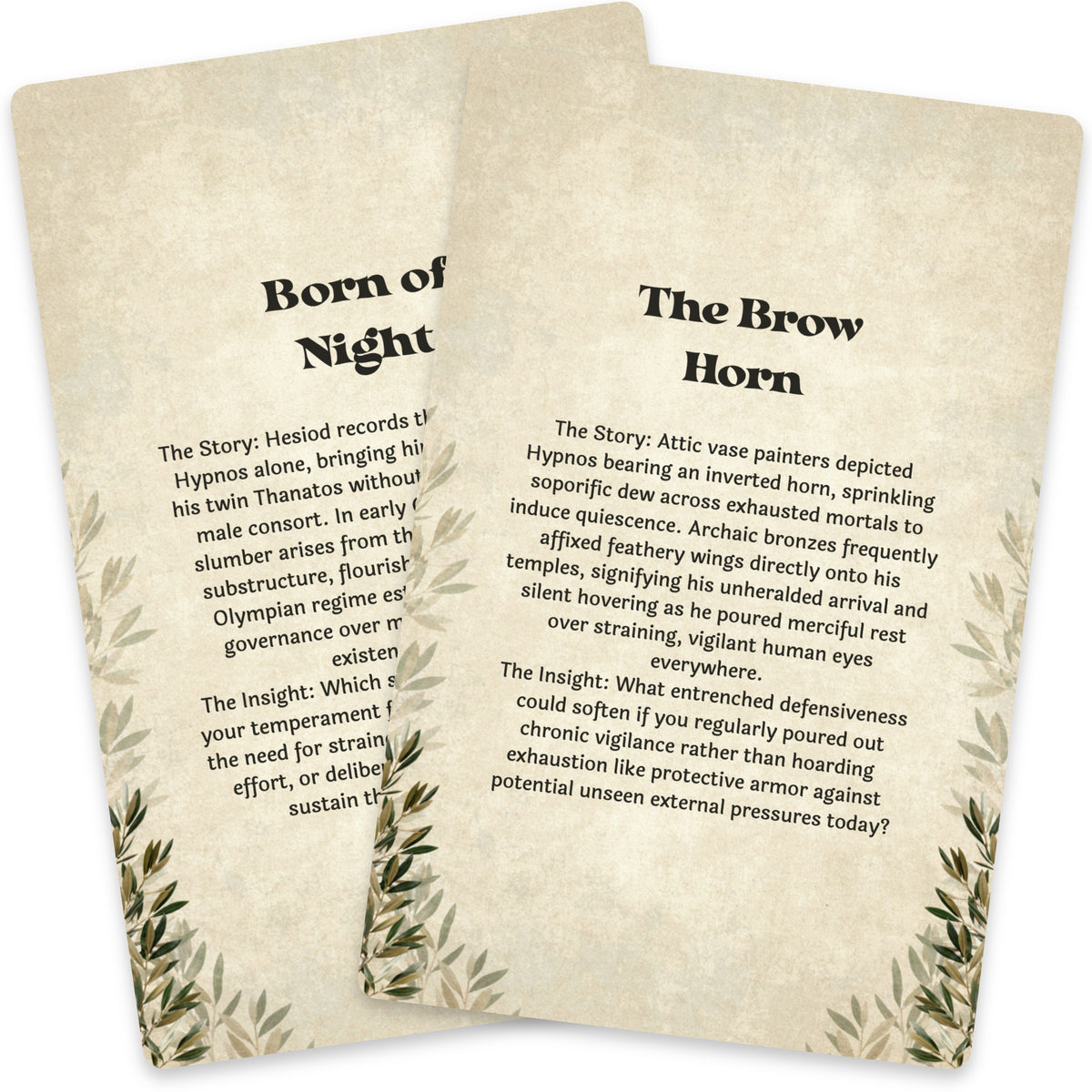 The Oracle of Hypnos – Greek God of Sleep Oracle Cards, 22-Card Mythology Deck — arrangement 10