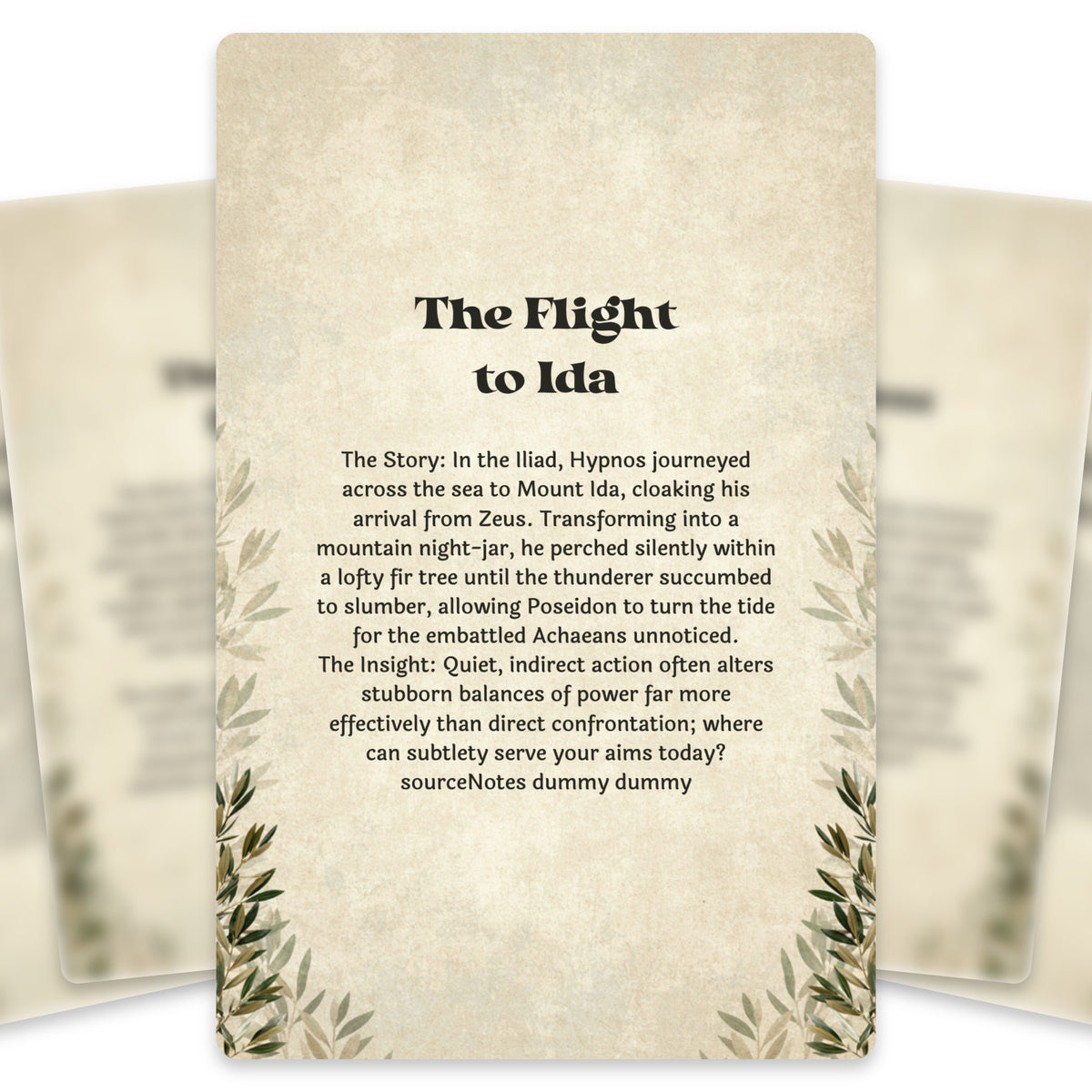 The Oracle of Hypnos – Greek God of Sleep Oracle Cards, 22-Card Mythology Deck — arrangement 3