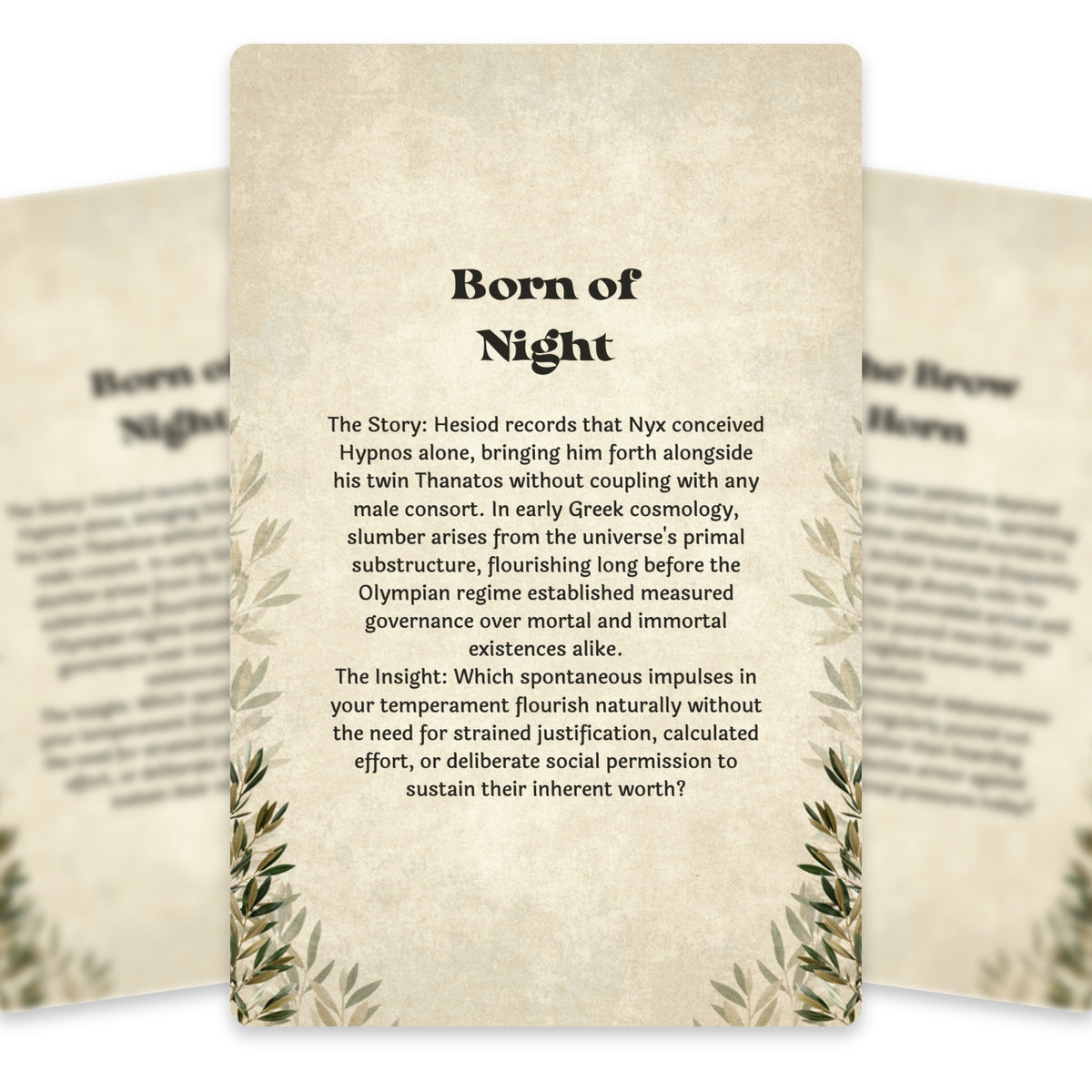 The Oracle of Hypnos – Greek God of Sleep Oracle Cards, 22-Card Mythology Deck — arrangement 5